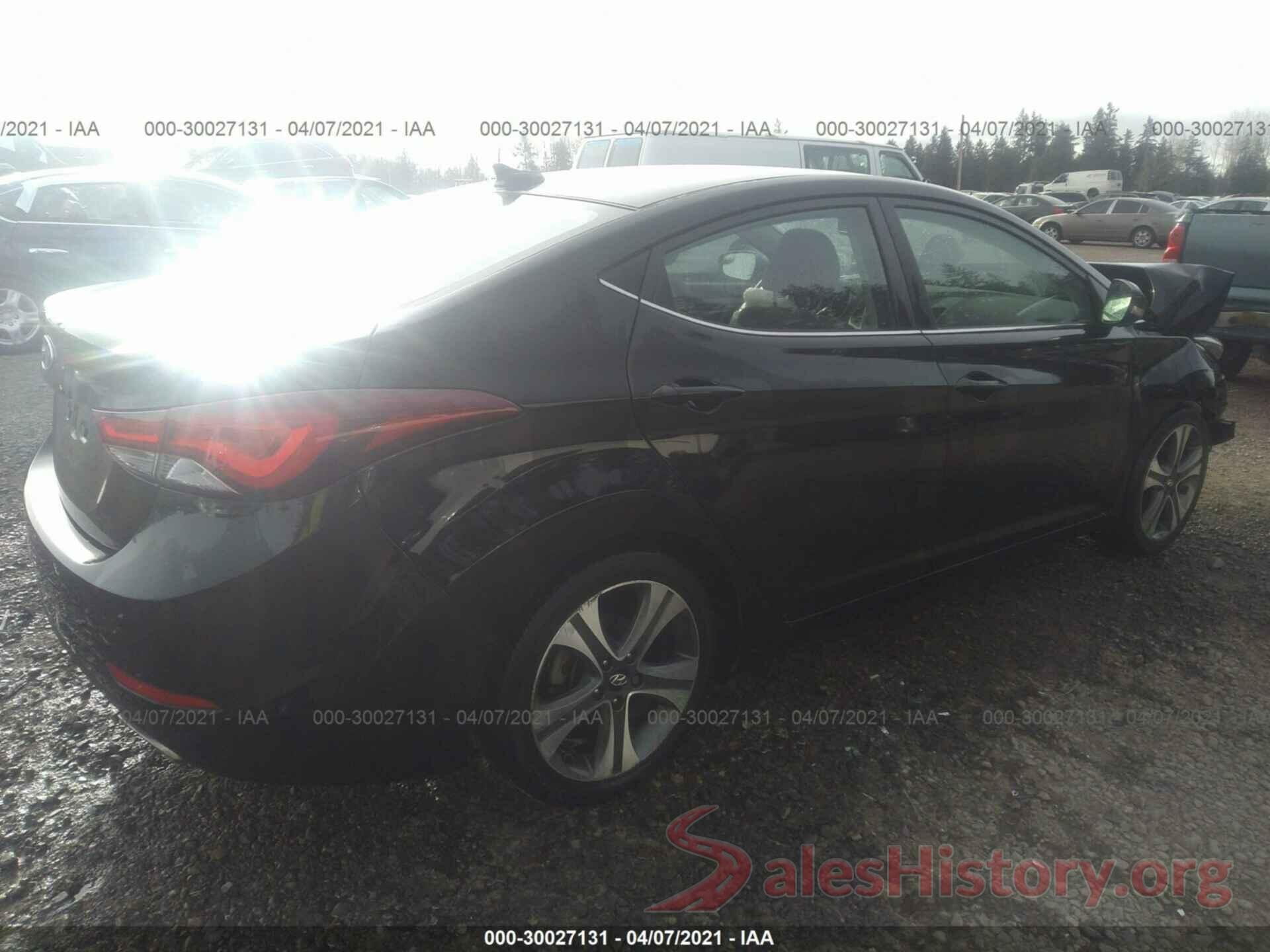 KMHDH4AH0GU588325 2016 HYUNDAI ELANTRA