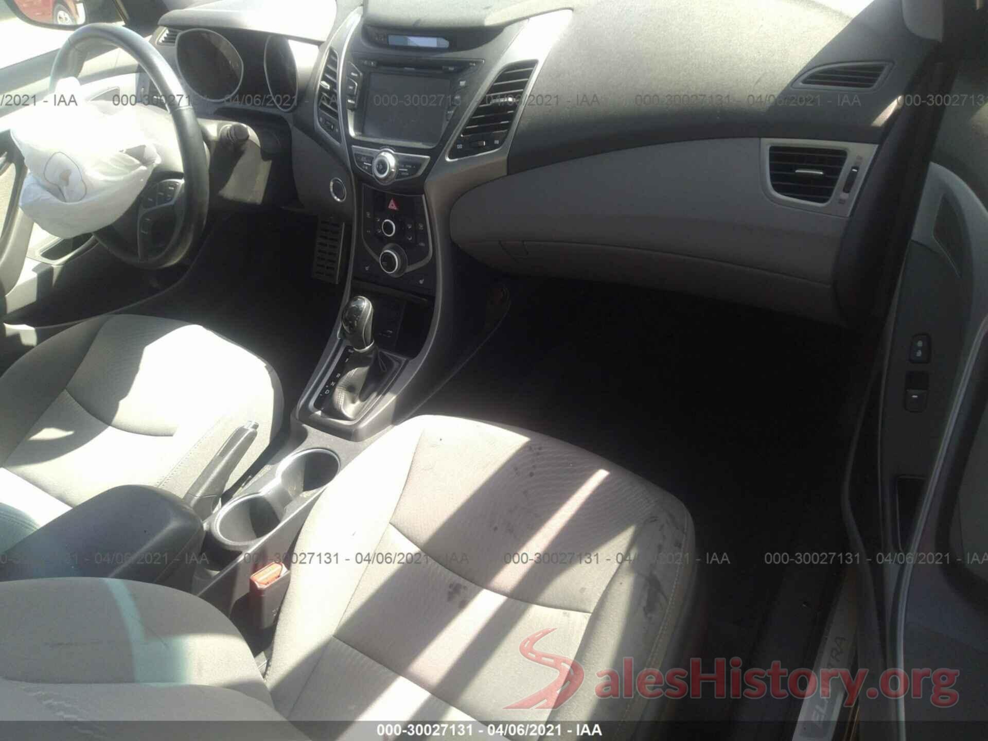 KMHDH4AH0GU588325 2016 HYUNDAI ELANTRA