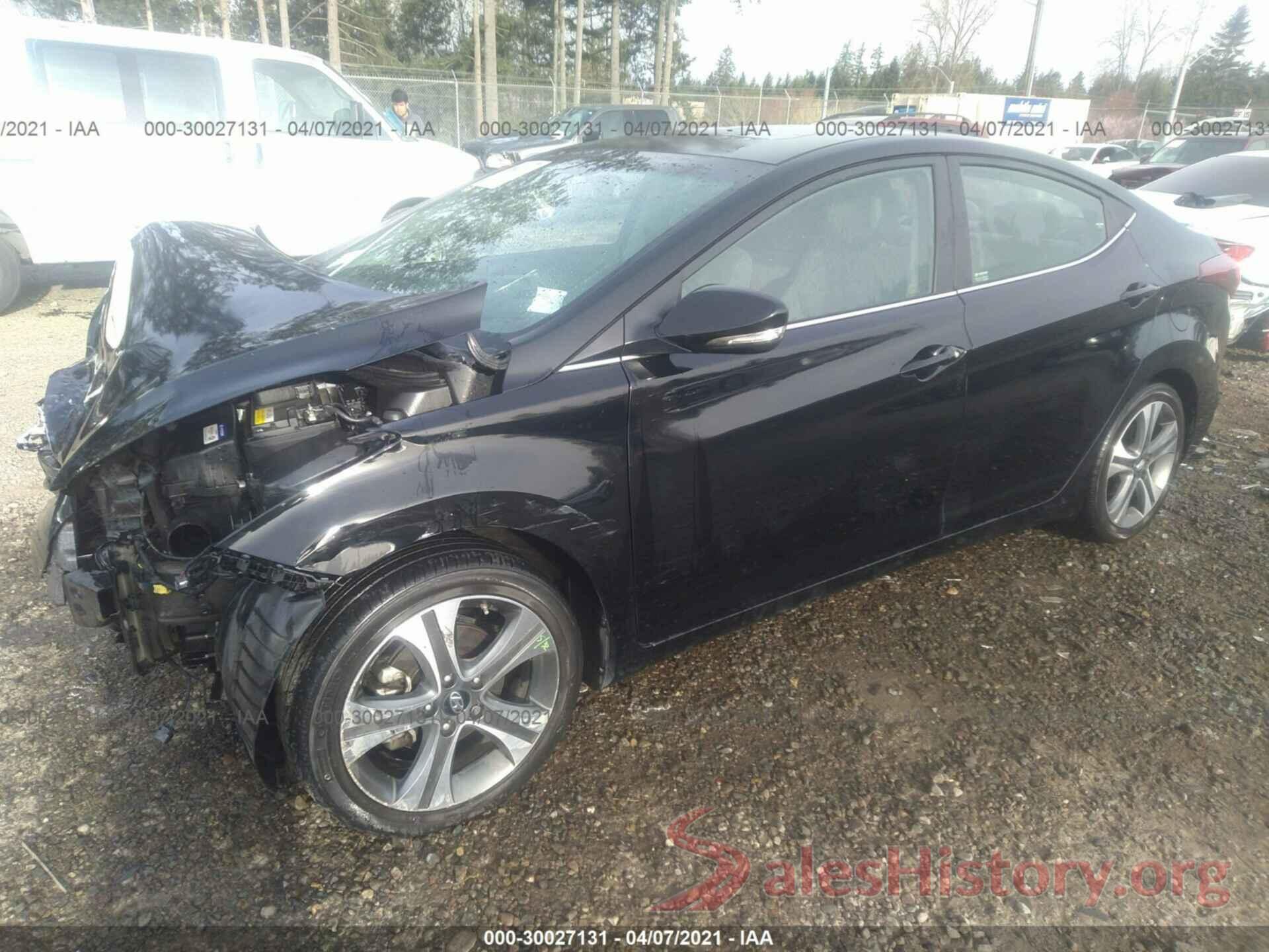 KMHDH4AH0GU588325 2016 HYUNDAI ELANTRA