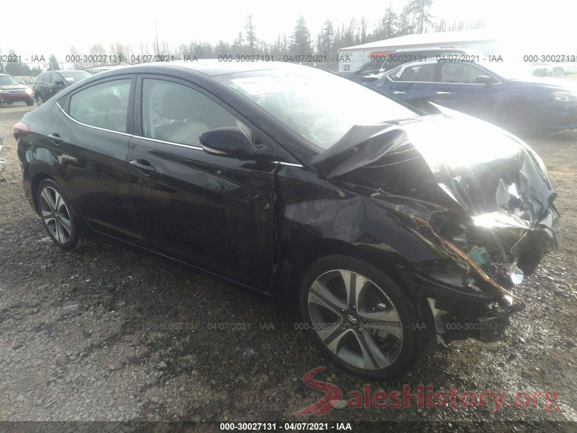 KMHDH4AH0GU588325 2016 HYUNDAI ELANTRA