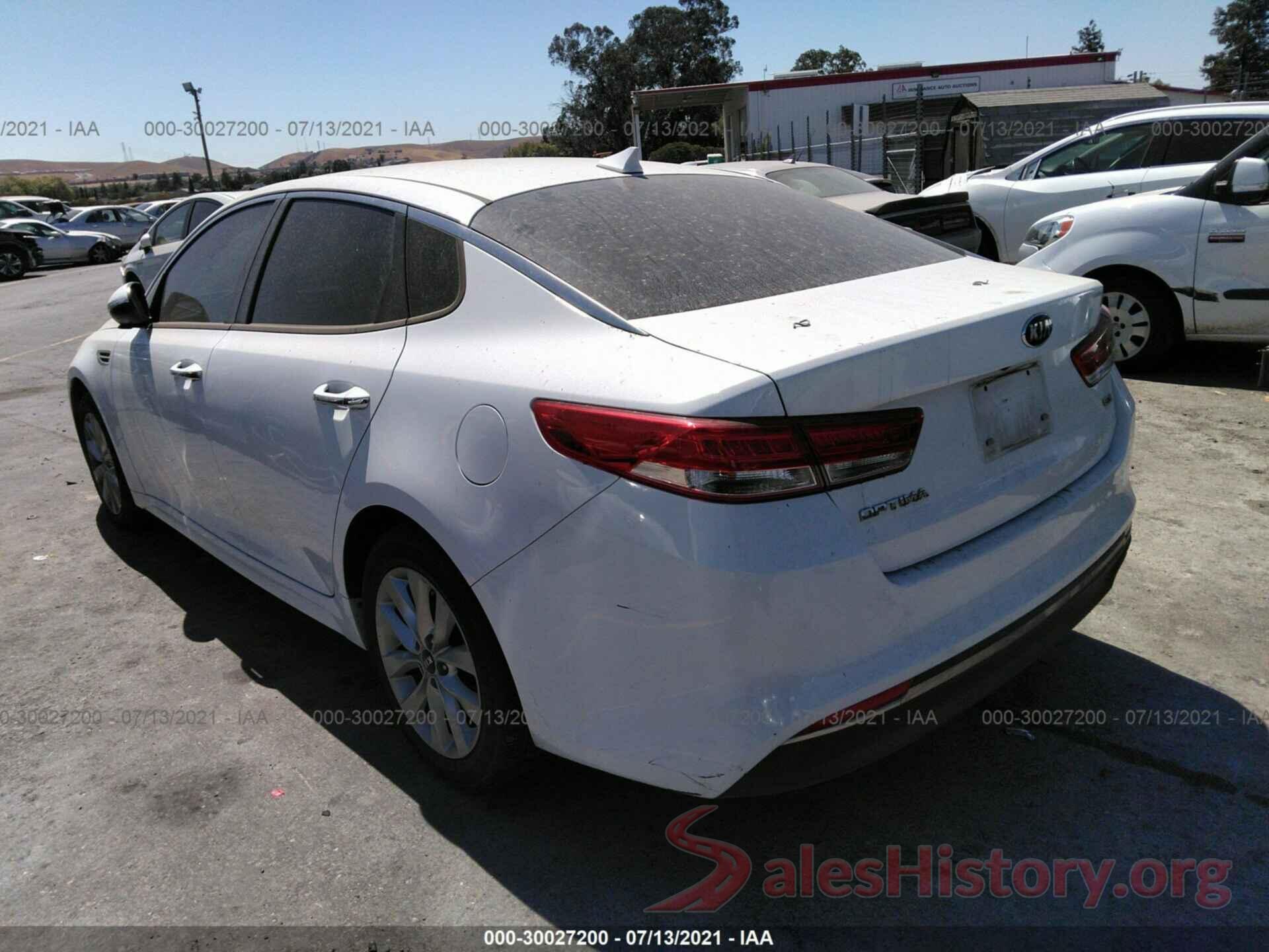 5XXGU4L36HG124266 2017 KIA OPTIMA