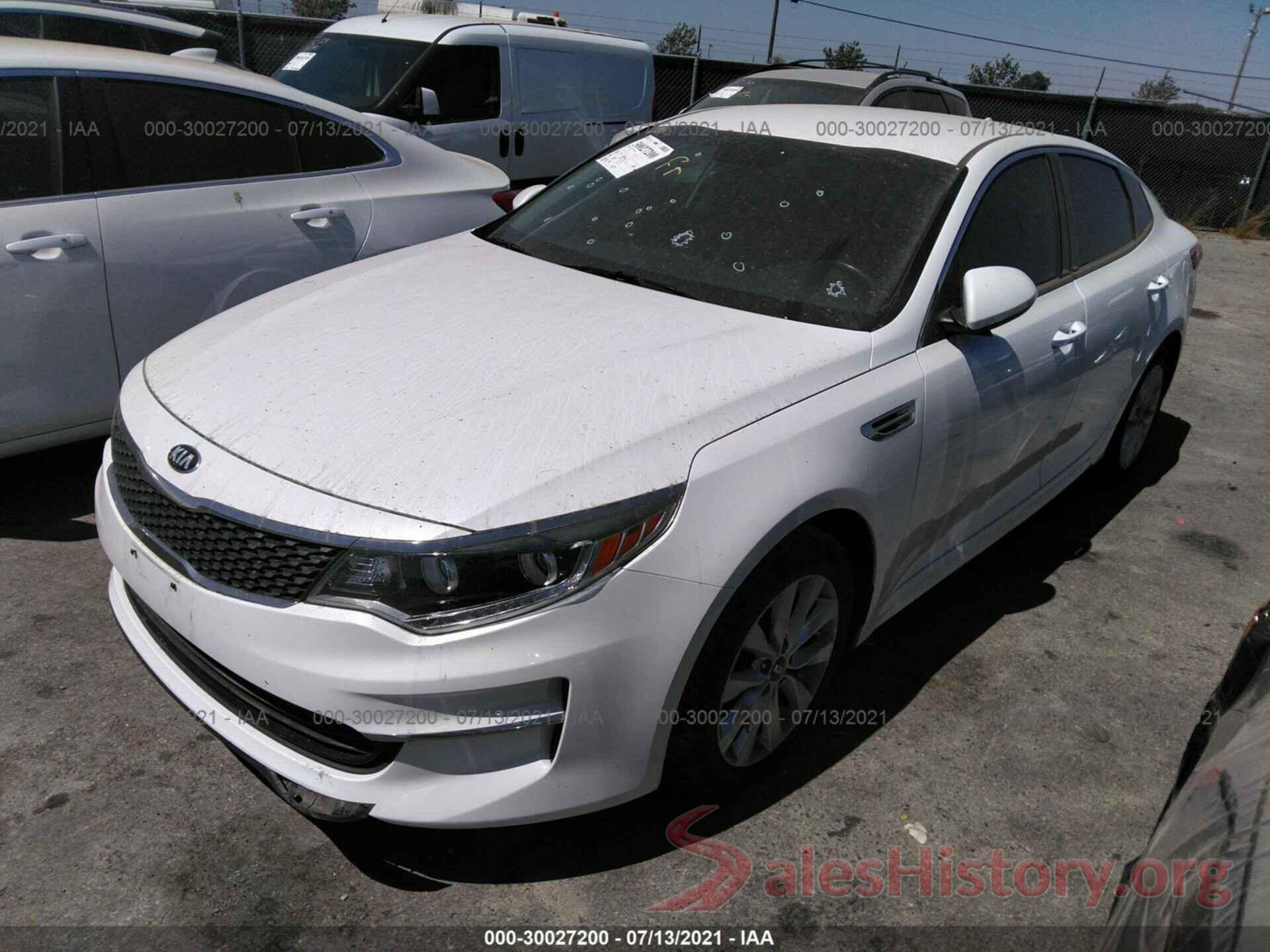 5XXGU4L36HG124266 2017 KIA OPTIMA