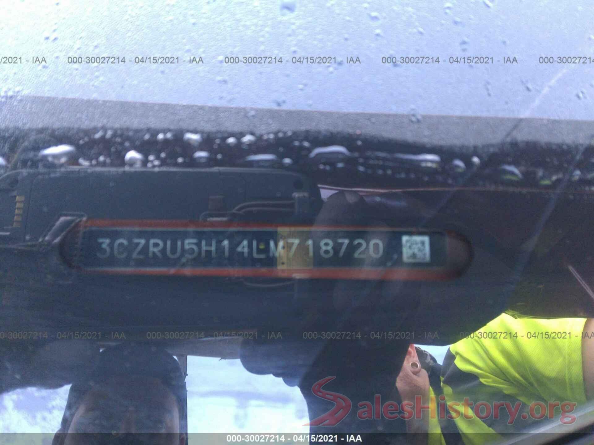 3CZRU5H14LM718720 2020 HONDA HR-V