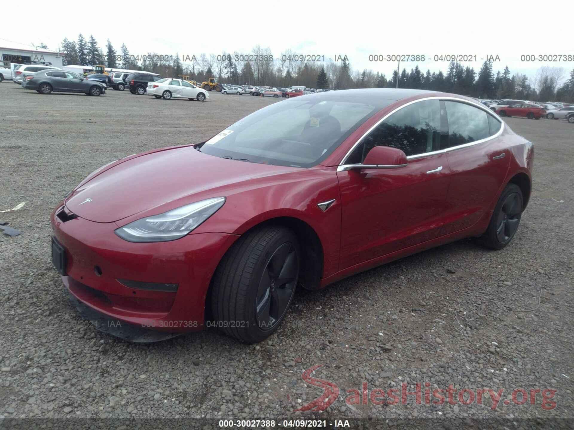 5YJ3E1EAXKF428135 2019 TESLA MODEL 3