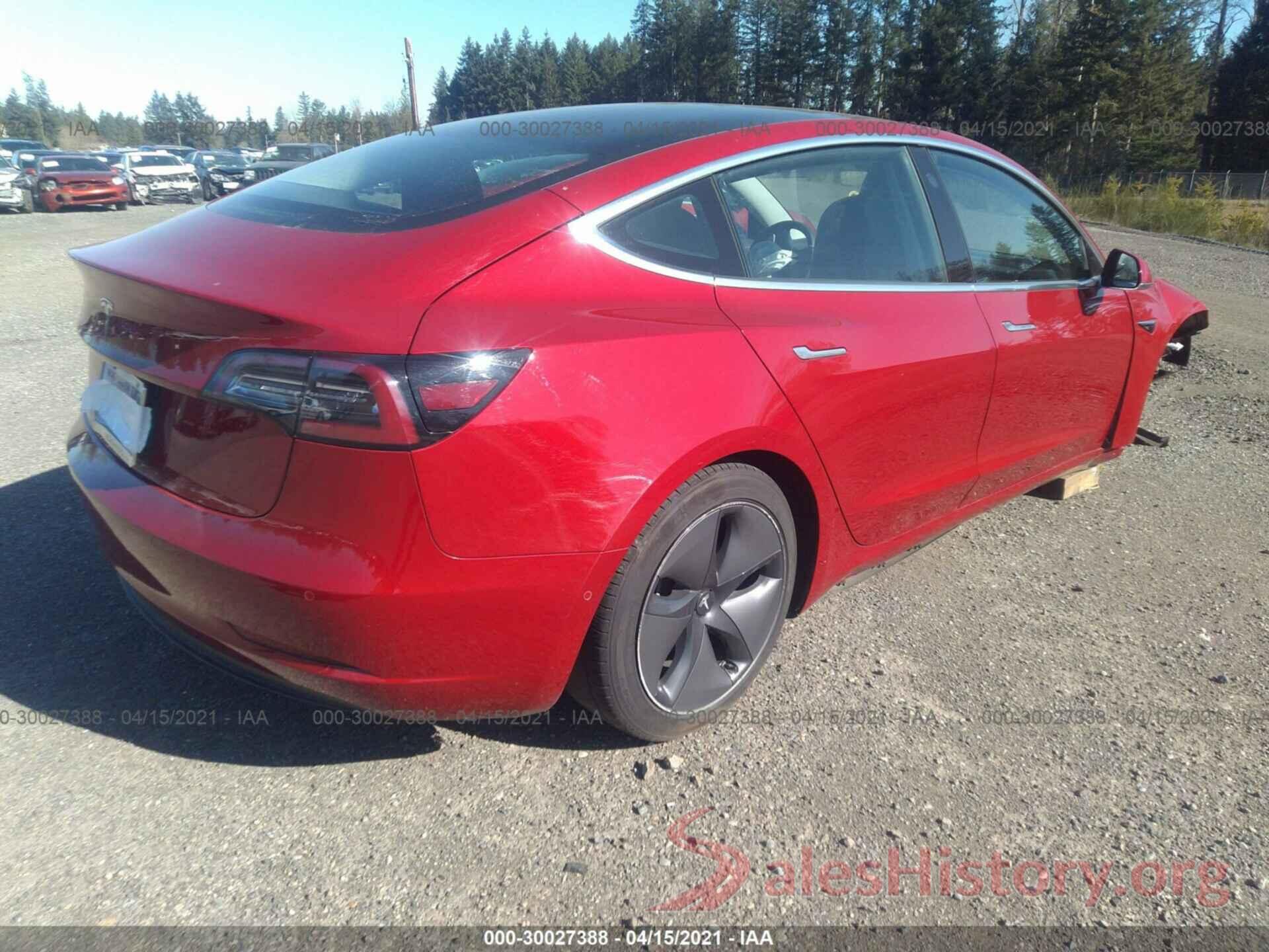 5YJ3E1EAXKF428135 2019 TESLA MODEL 3