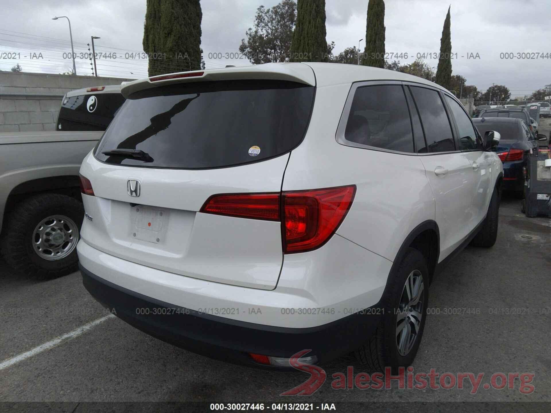 5FNYF5H32HB034824 2017 HONDA PILOT