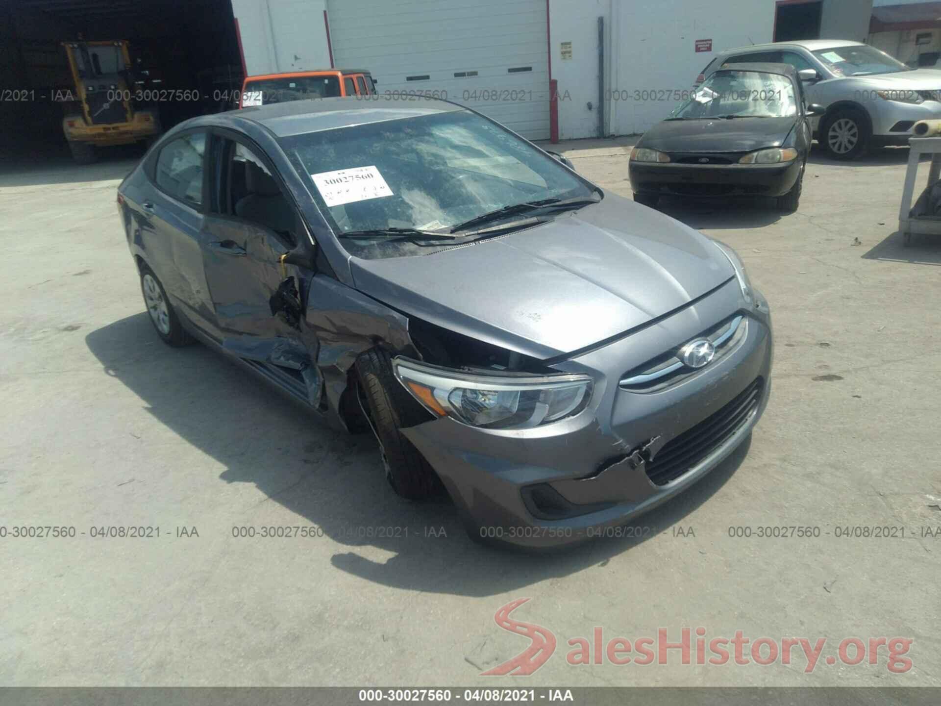 KMHCT4AE4GU122395 2016 HYUNDAI ACCENT