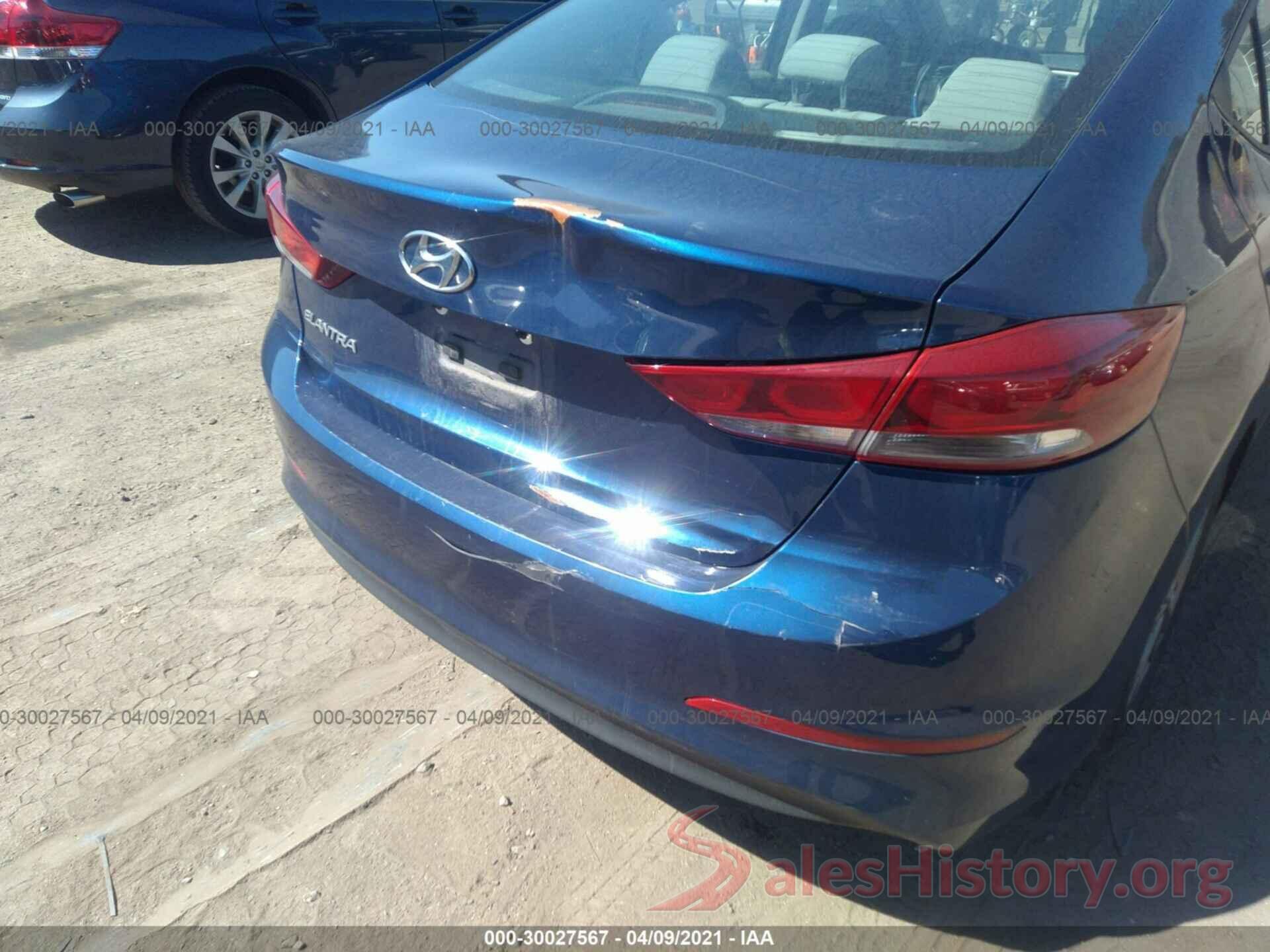 5NPD84LF4HH030005 2017 HYUNDAI ELANTRA