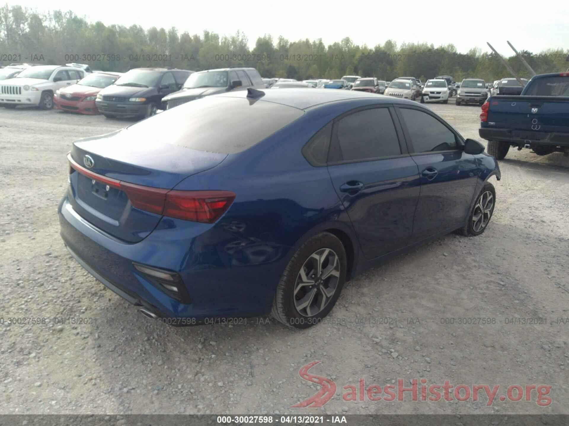 3KPF24AD2LE260344 2020 KIA FORTE