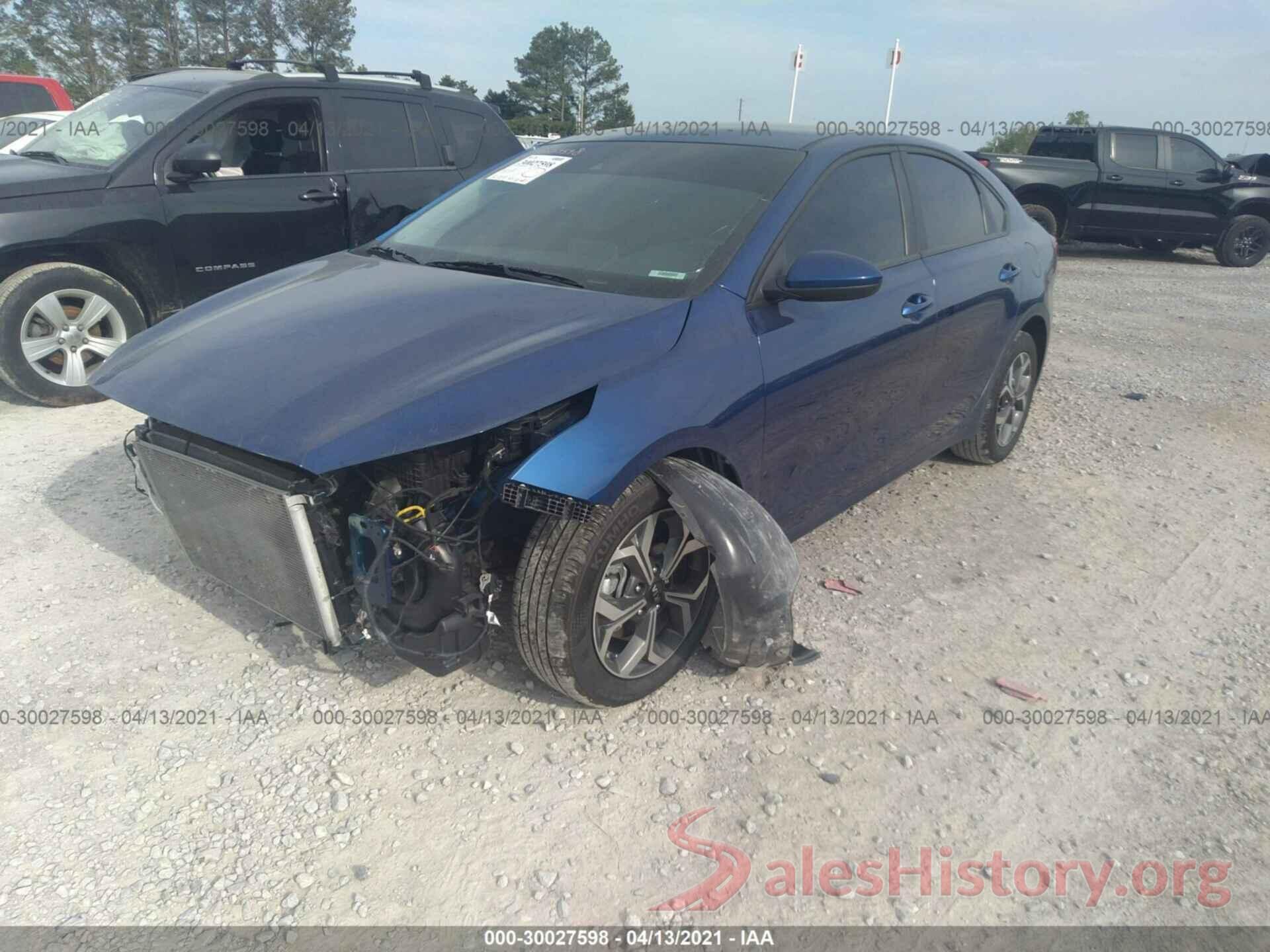 3KPF24AD2LE260344 2020 KIA FORTE