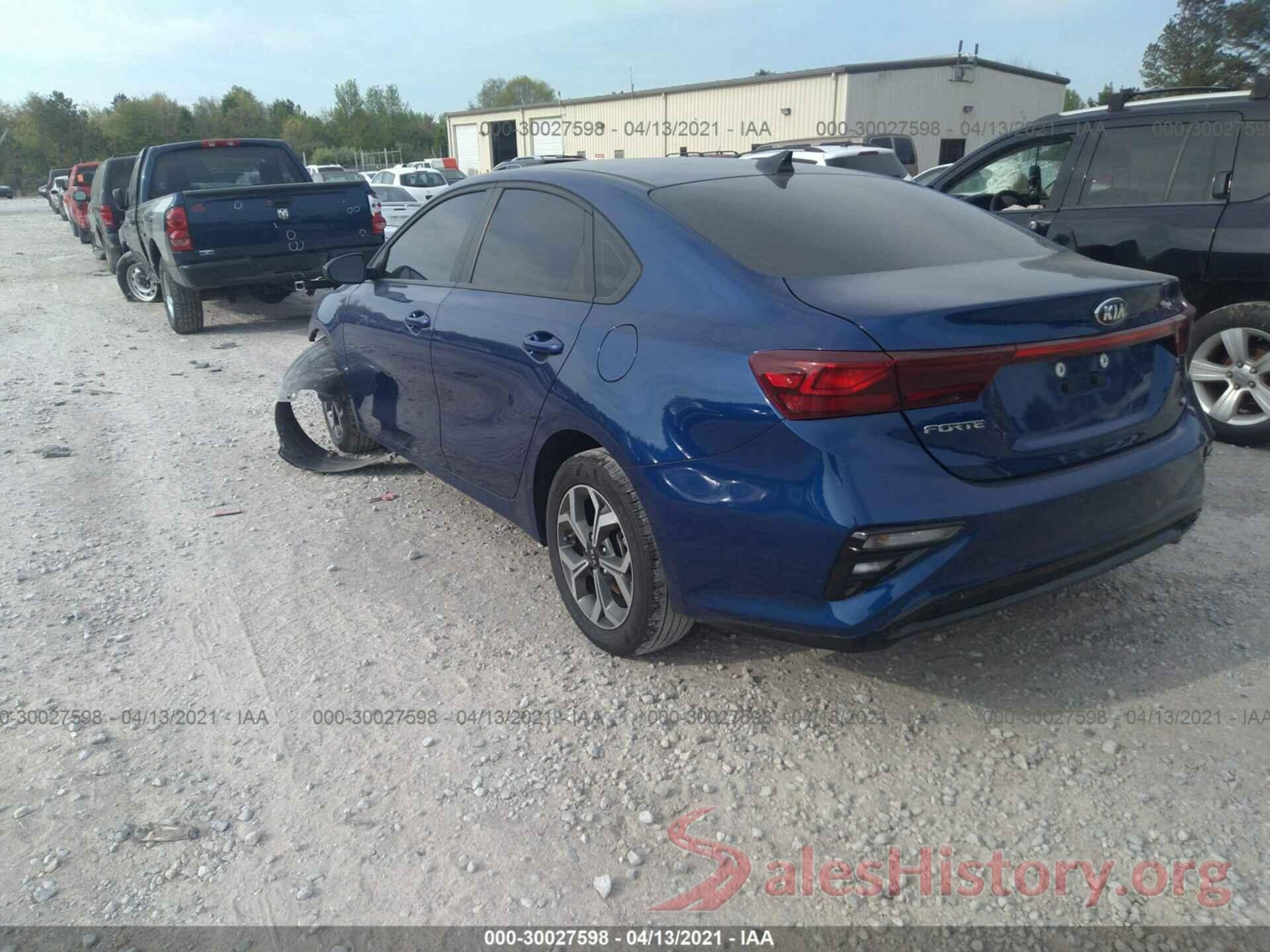 3KPF24AD2LE260344 2020 KIA FORTE