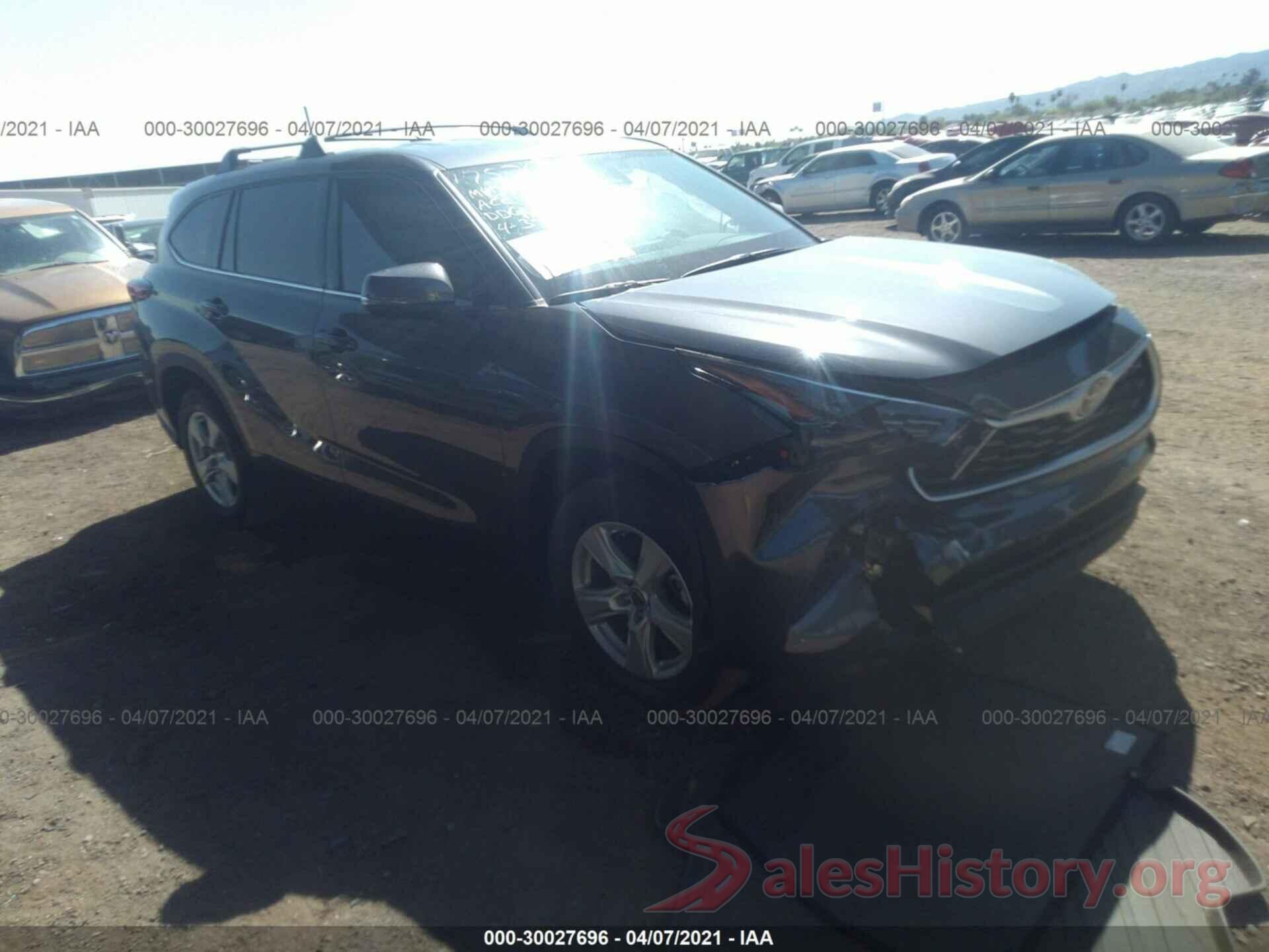 5TDZZRAH7MS046188 2021 TOYOTA HIGHLANDER