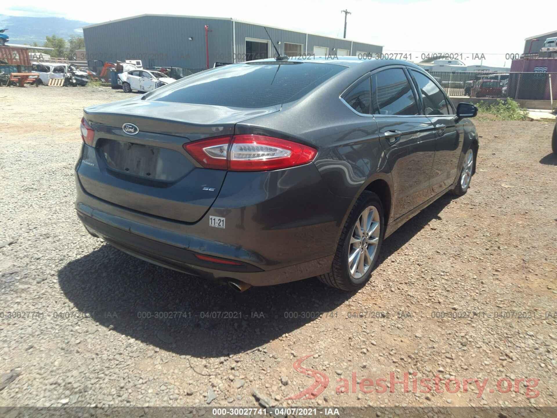 3FA6P0H77GR146807 2016 FORD FUSION