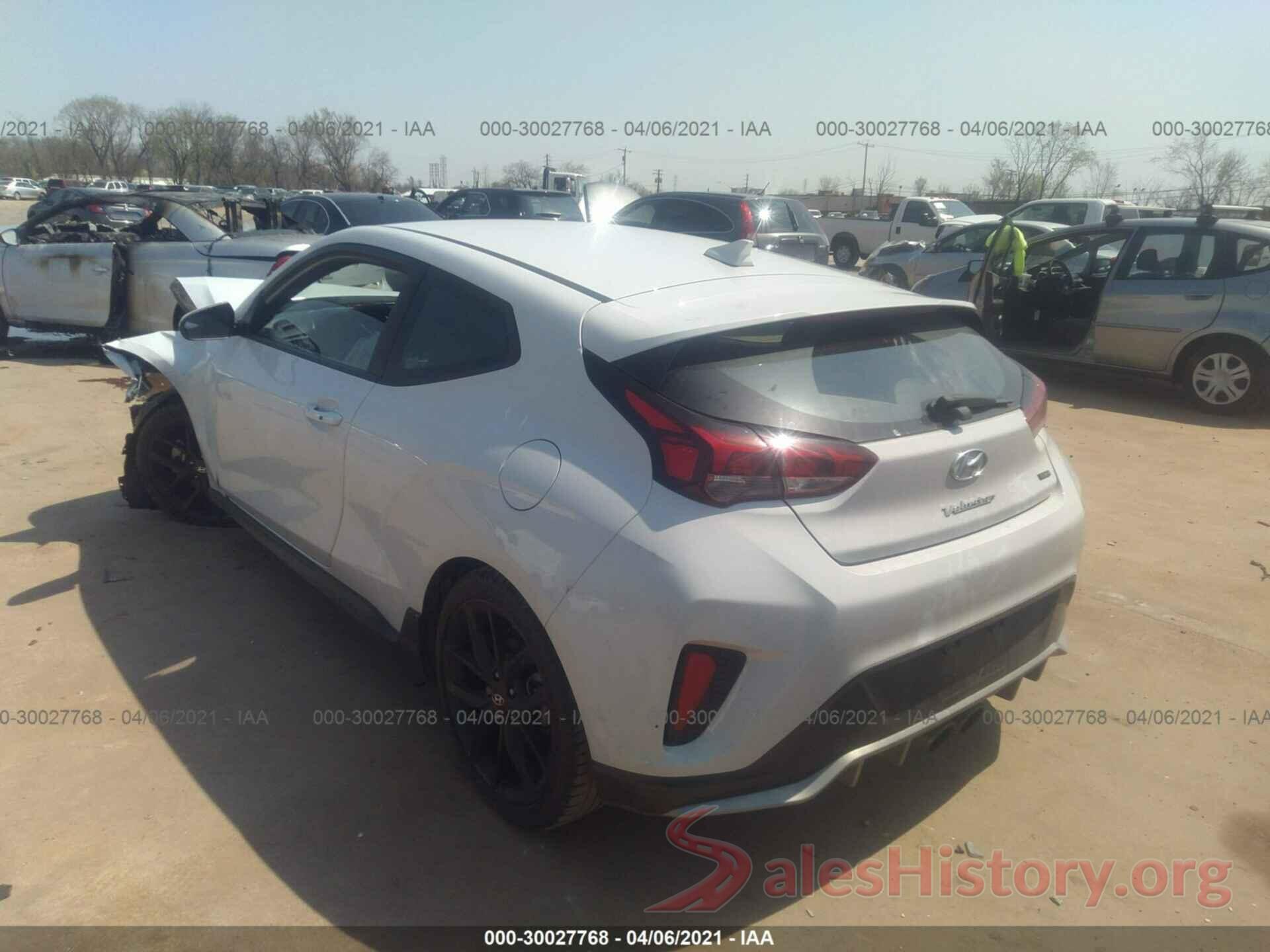 KMHTH6AB3KU020176 2019 HYUNDAI VELOSTER