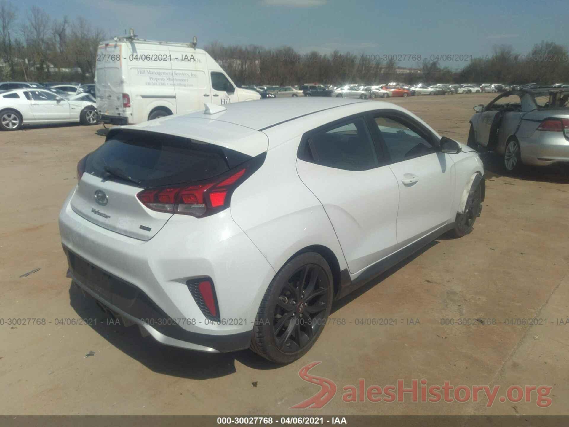 KMHTH6AB3KU020176 2019 HYUNDAI VELOSTER