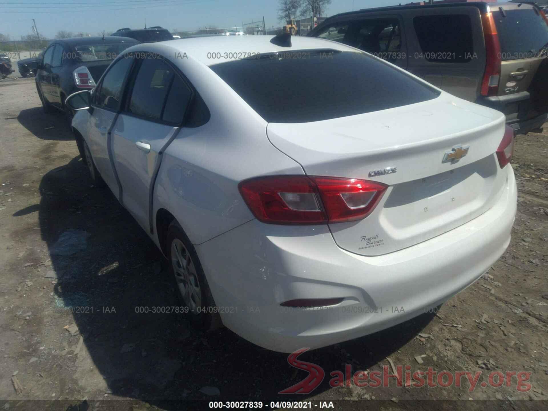 1G1BC5SM9K7141066 2019 CHEVROLET CRUZE