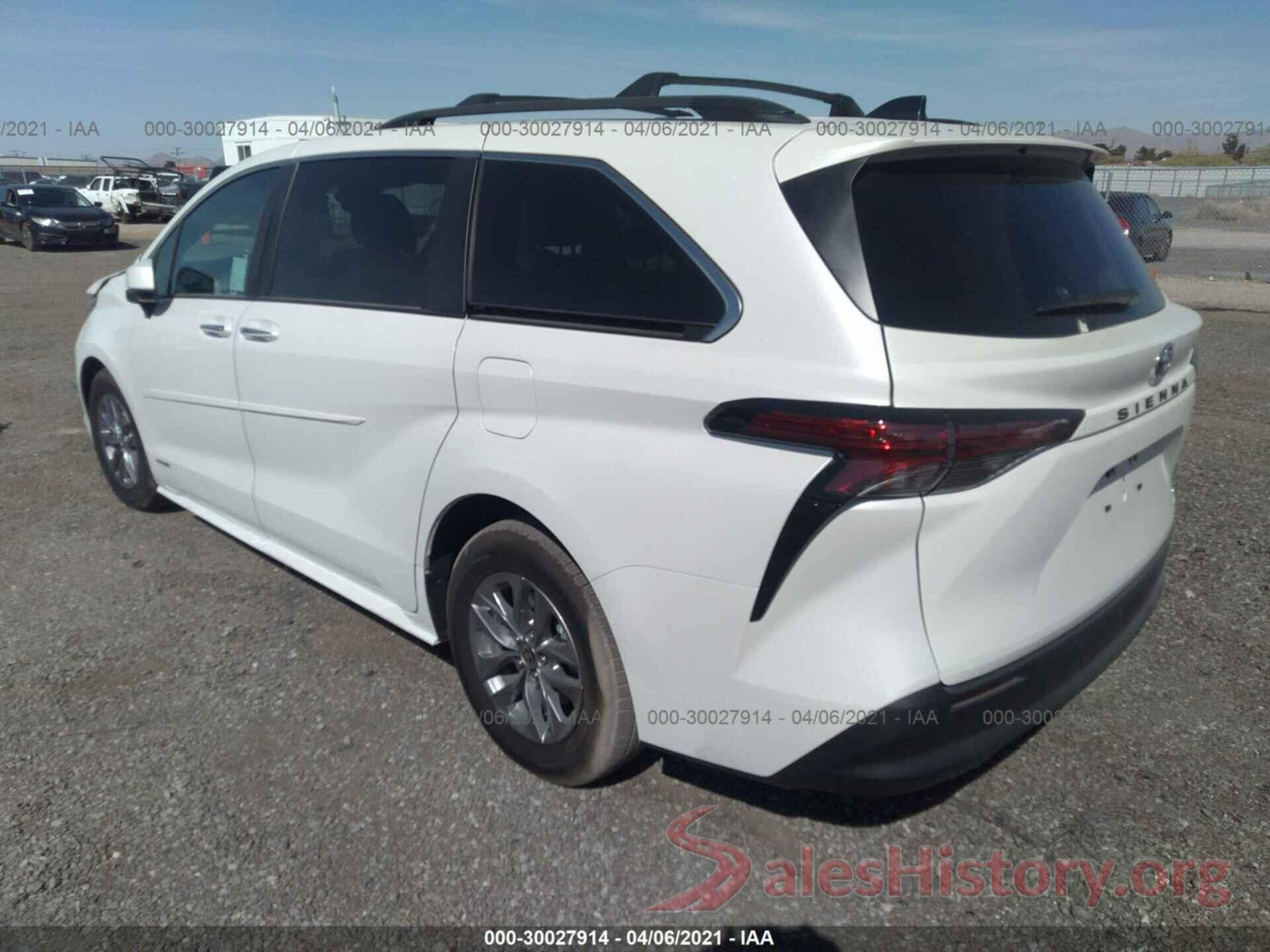 5TDYRKEC1MS009459 2021 TOYOTA SIENNA