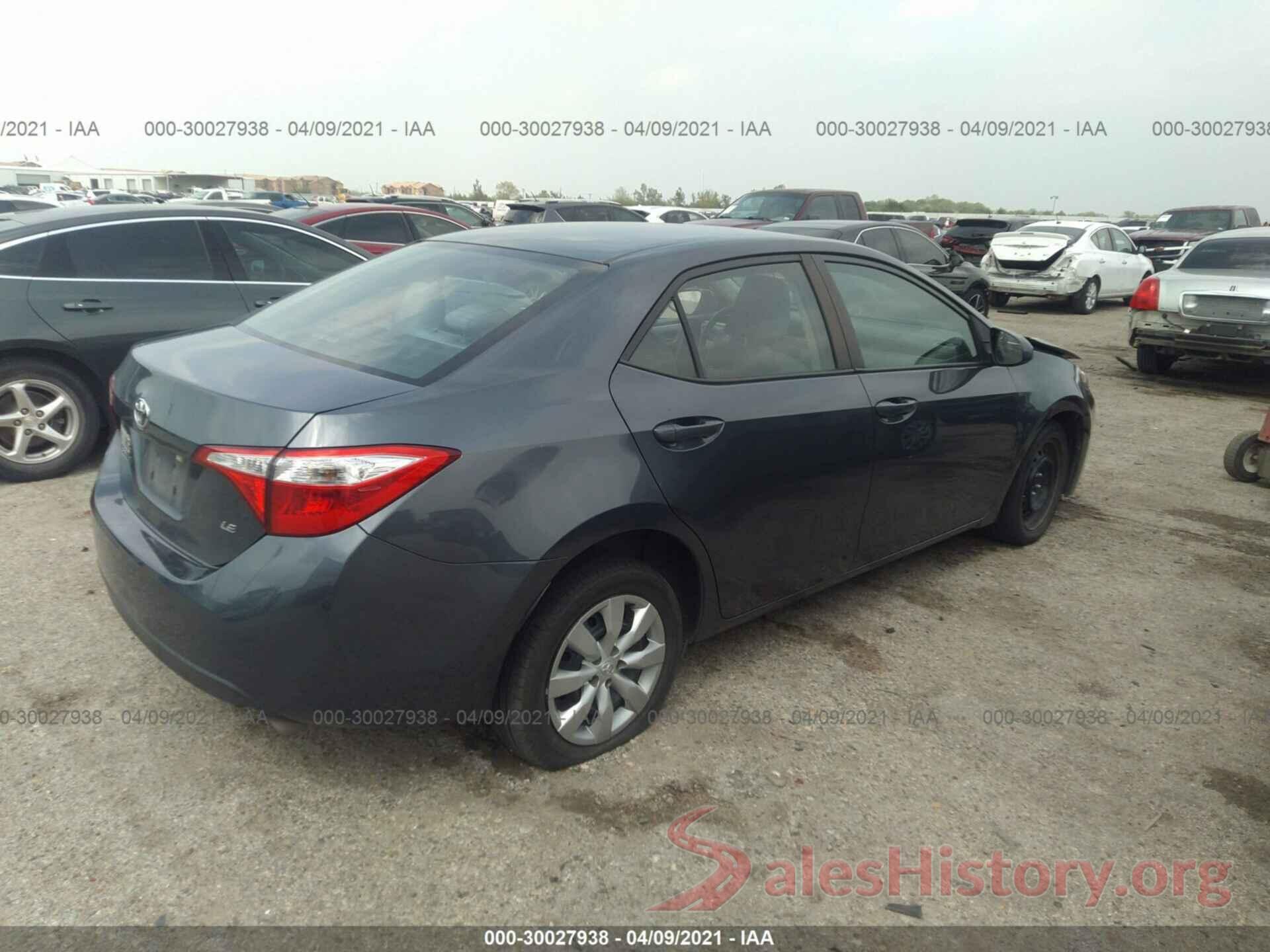 5YFBURHE6GP483656 2016 TOYOTA COROLLA