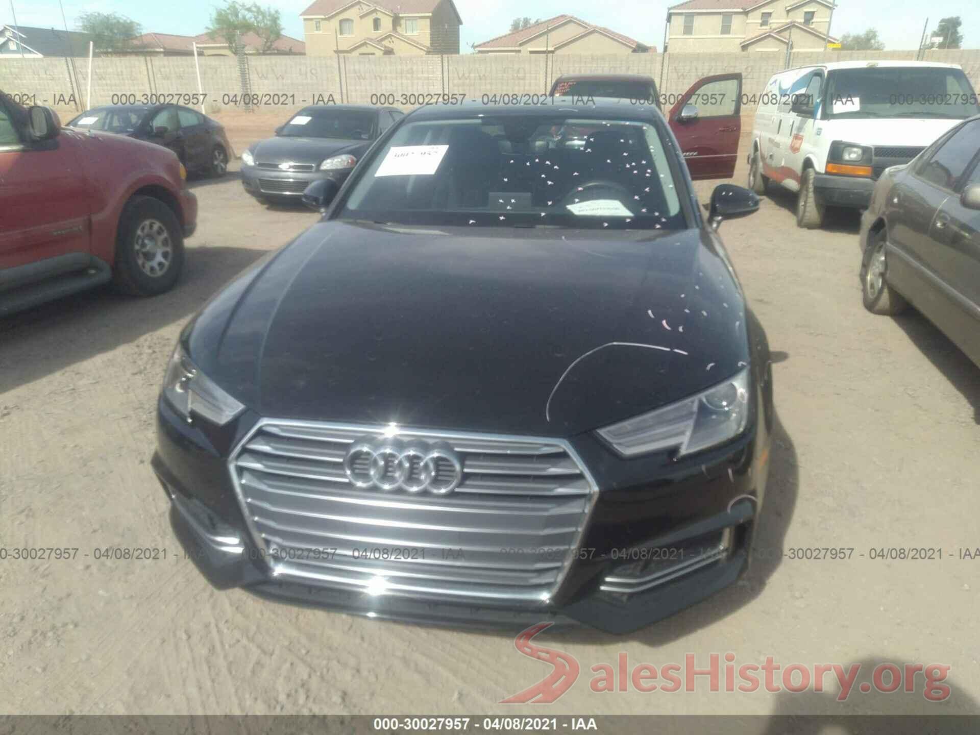 WAUKMAF44JA160744 2018 AUDI A4