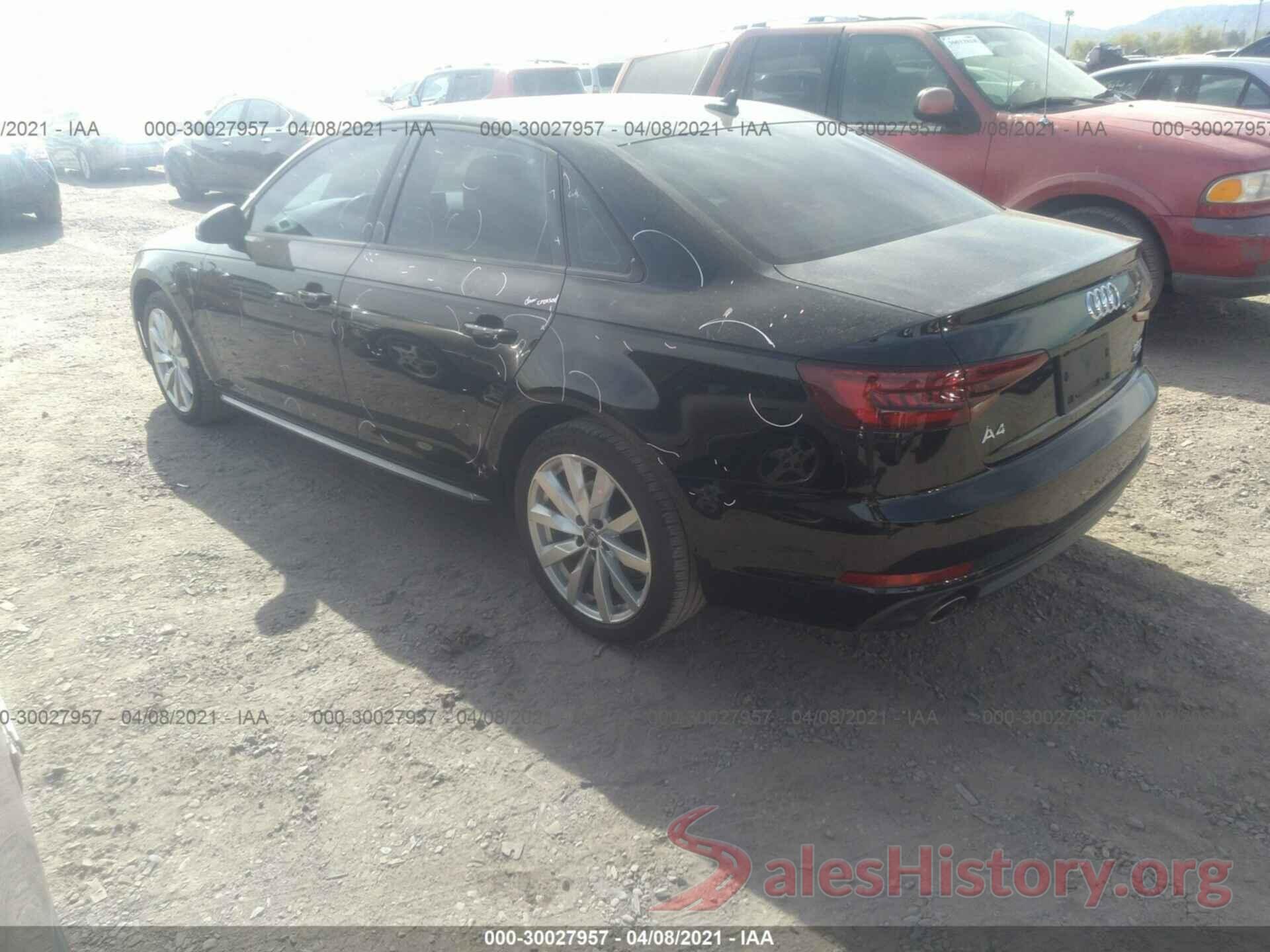 WAUKMAF44JA160744 2018 AUDI A4