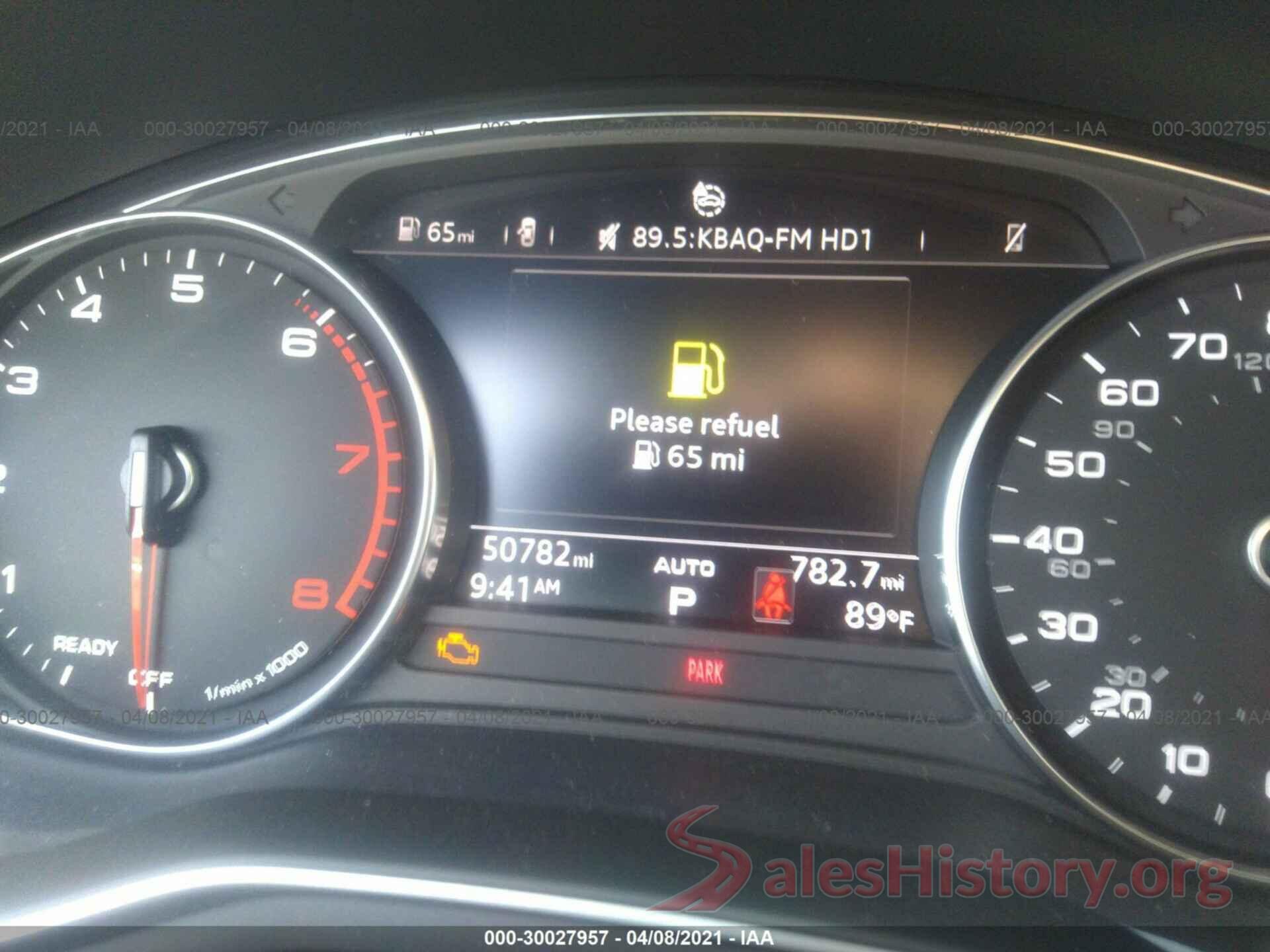 WAUKMAF44JA160744 2018 AUDI A4