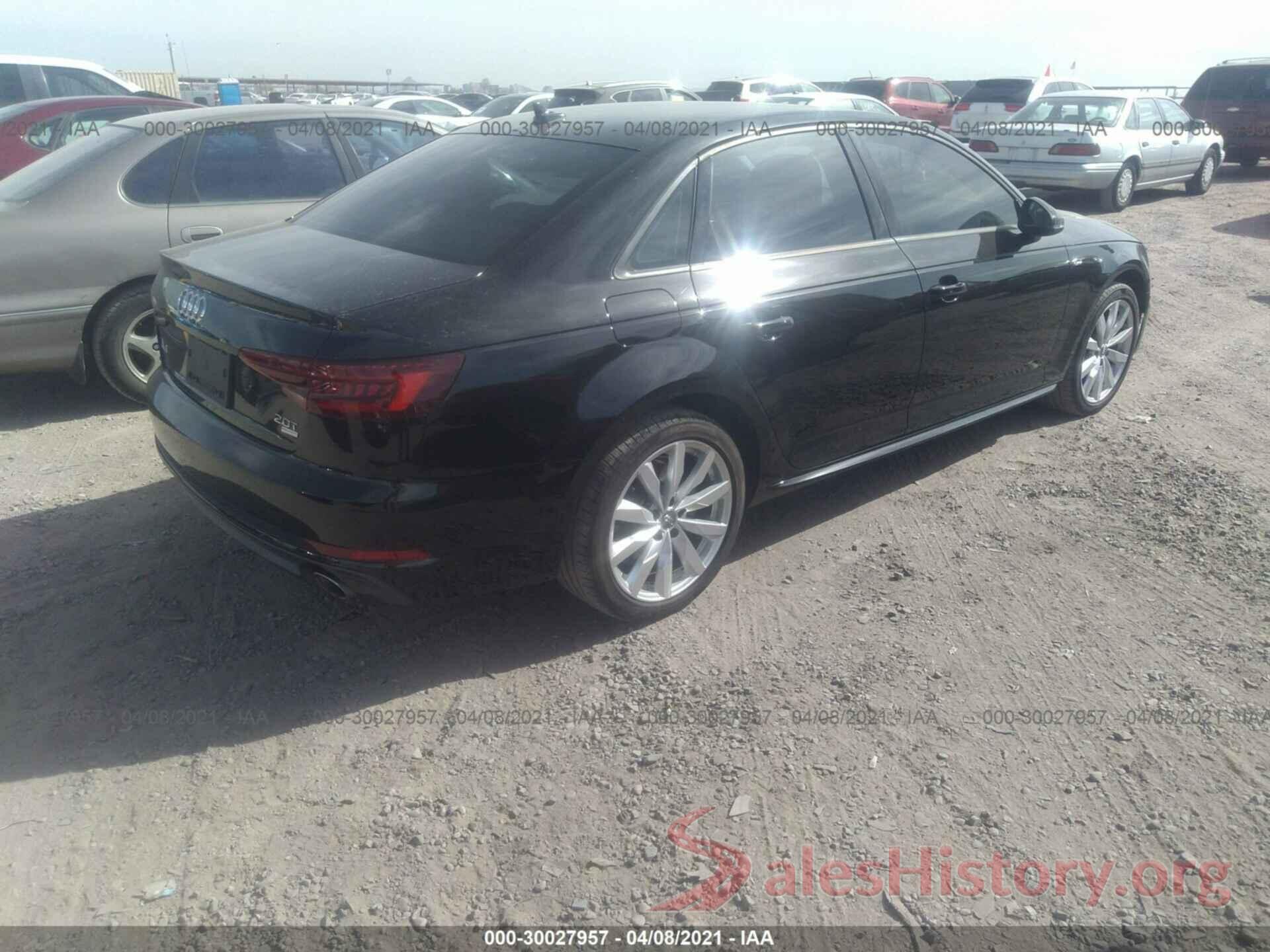 WAUKMAF44JA160744 2018 AUDI A4