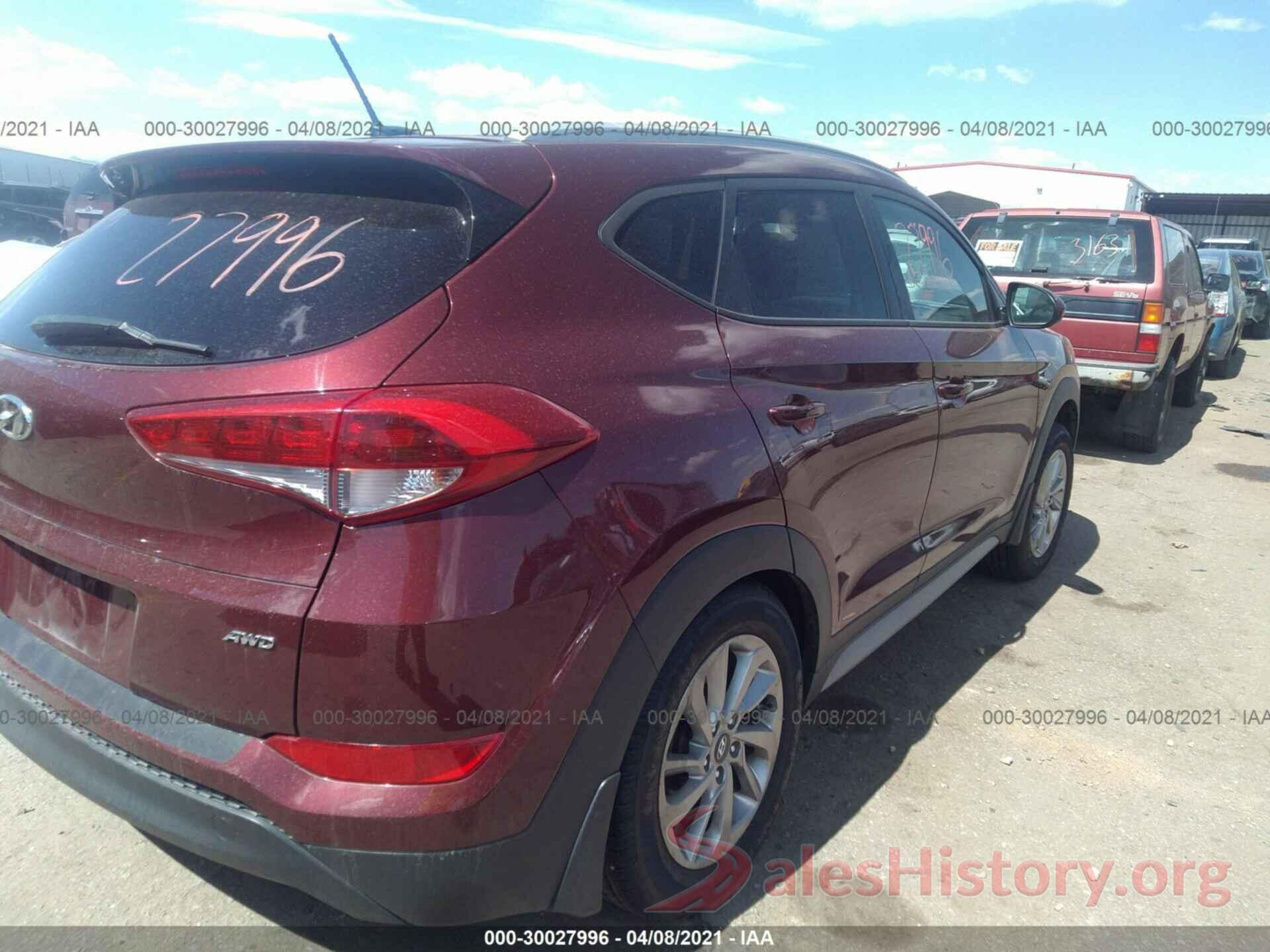 KM8J3CA43HU445802 2017 HYUNDAI TUCSON