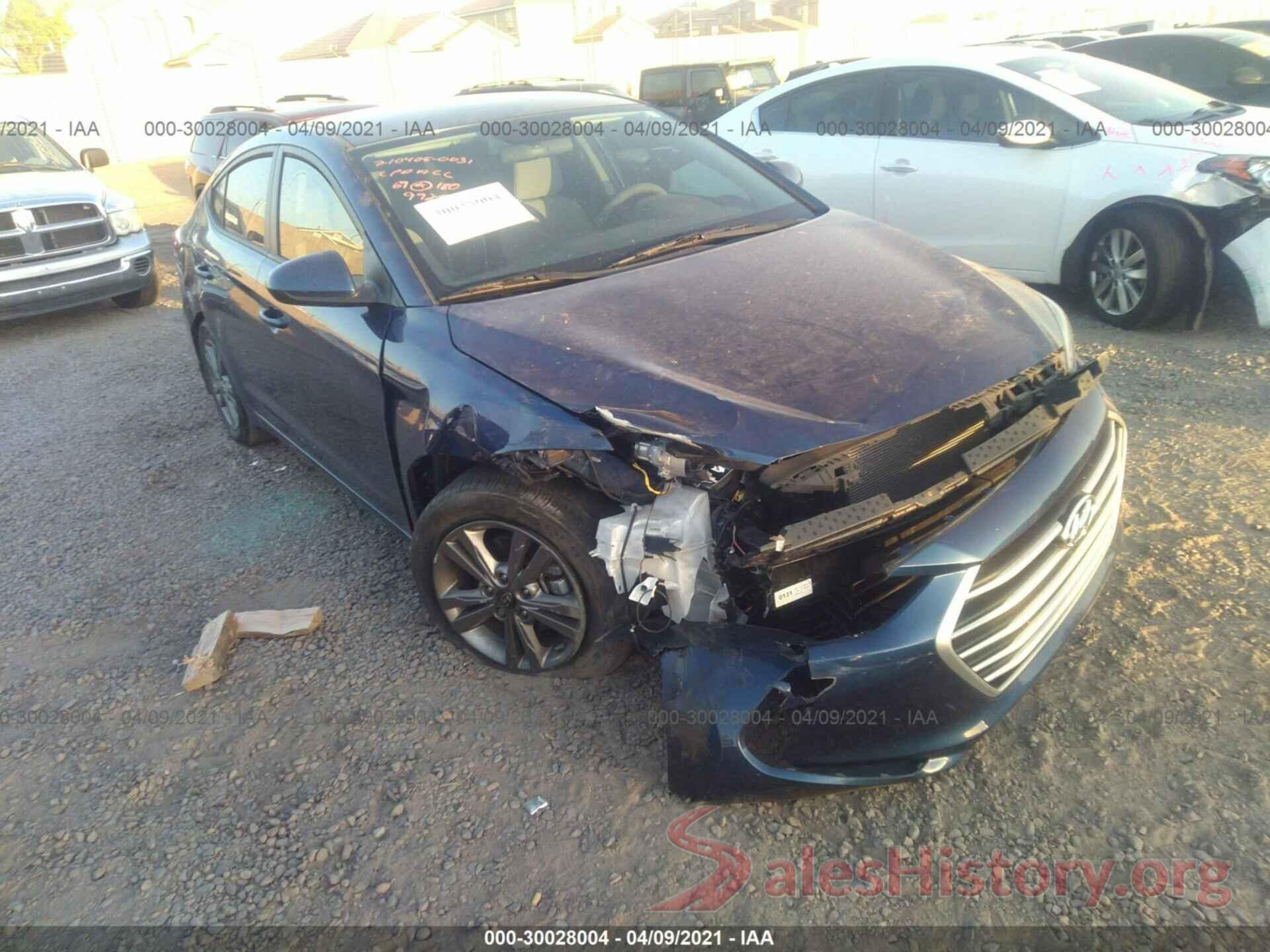 5NPD84LF9JH309925 2018 HYUNDAI ELANTRA