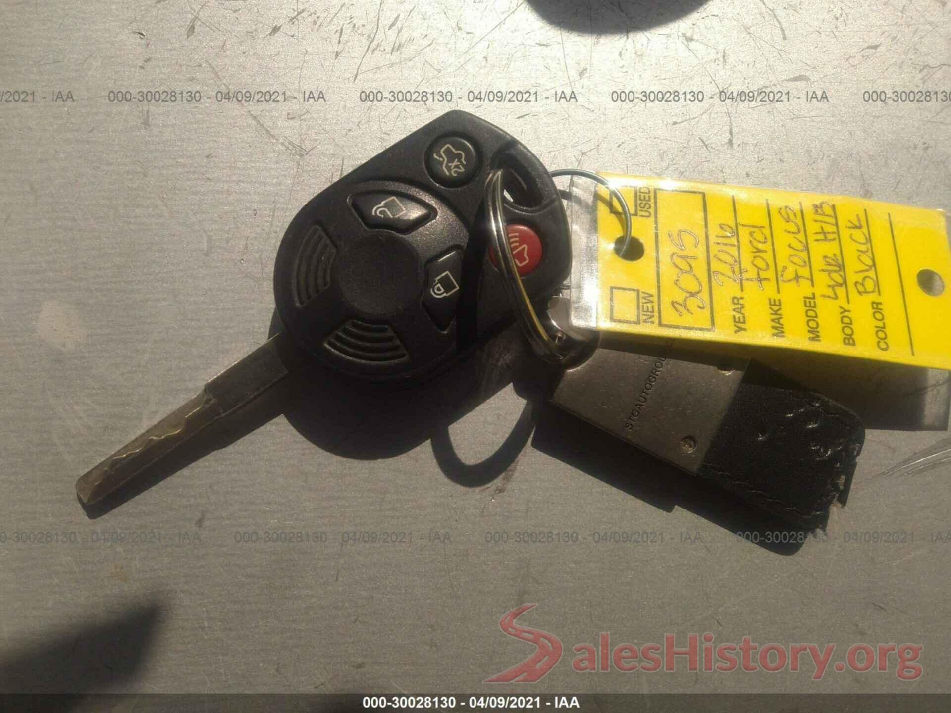 1FADP3K24GL363008 2016 FORD FOCUS