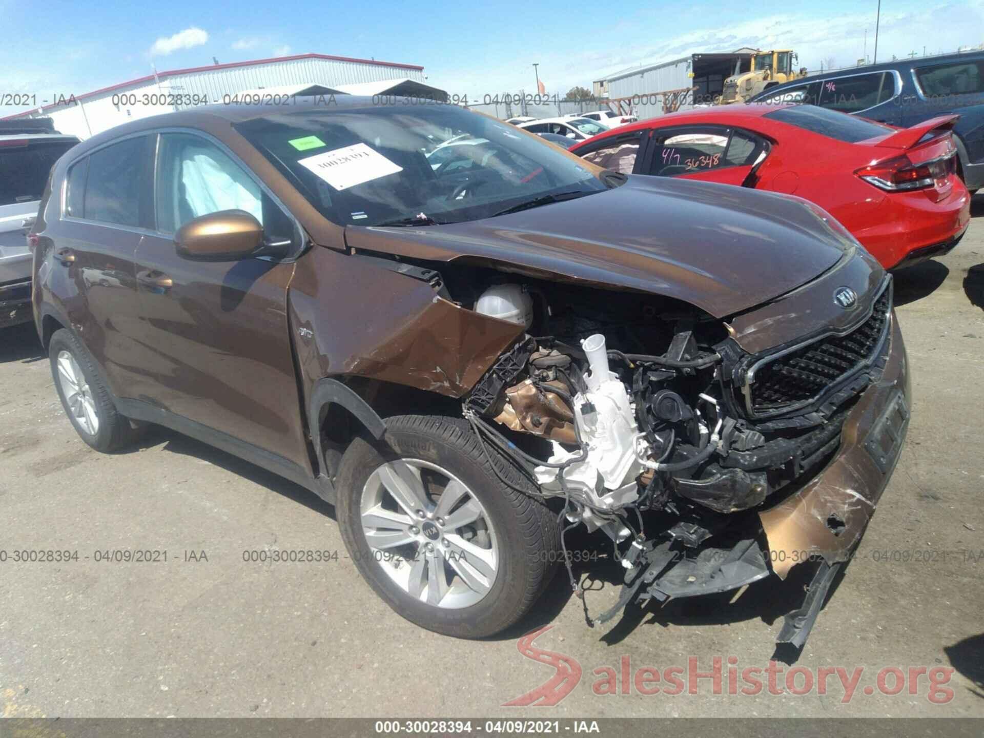 KNDPMCACXH7050212 2017 KIA SPORTAGE