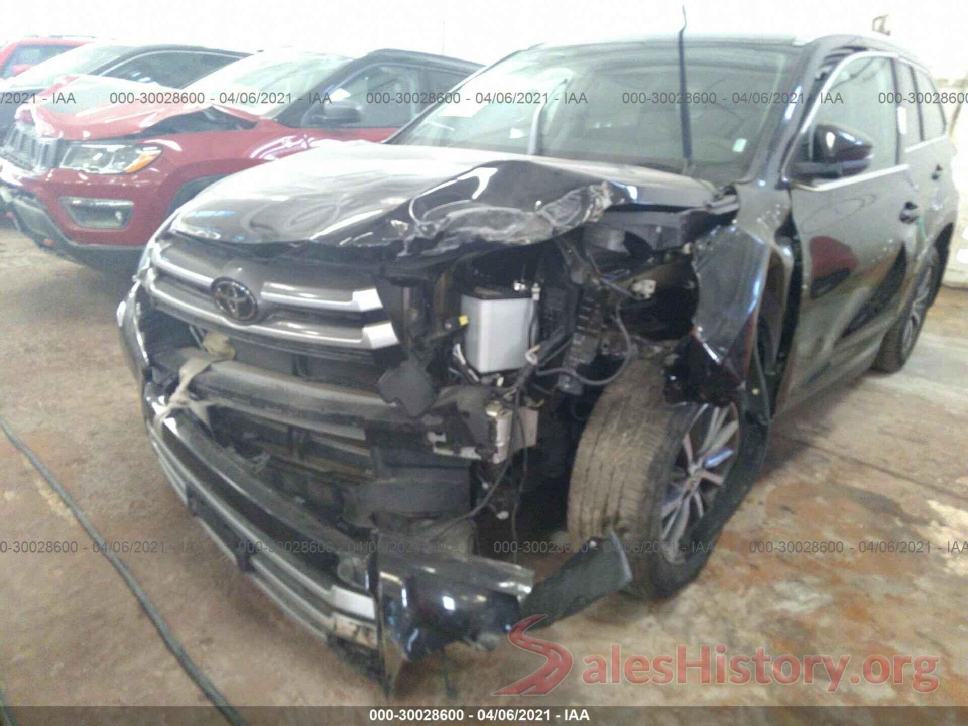 5TDJZRFH2KS582145 2019 TOYOTA HIGHLANDER