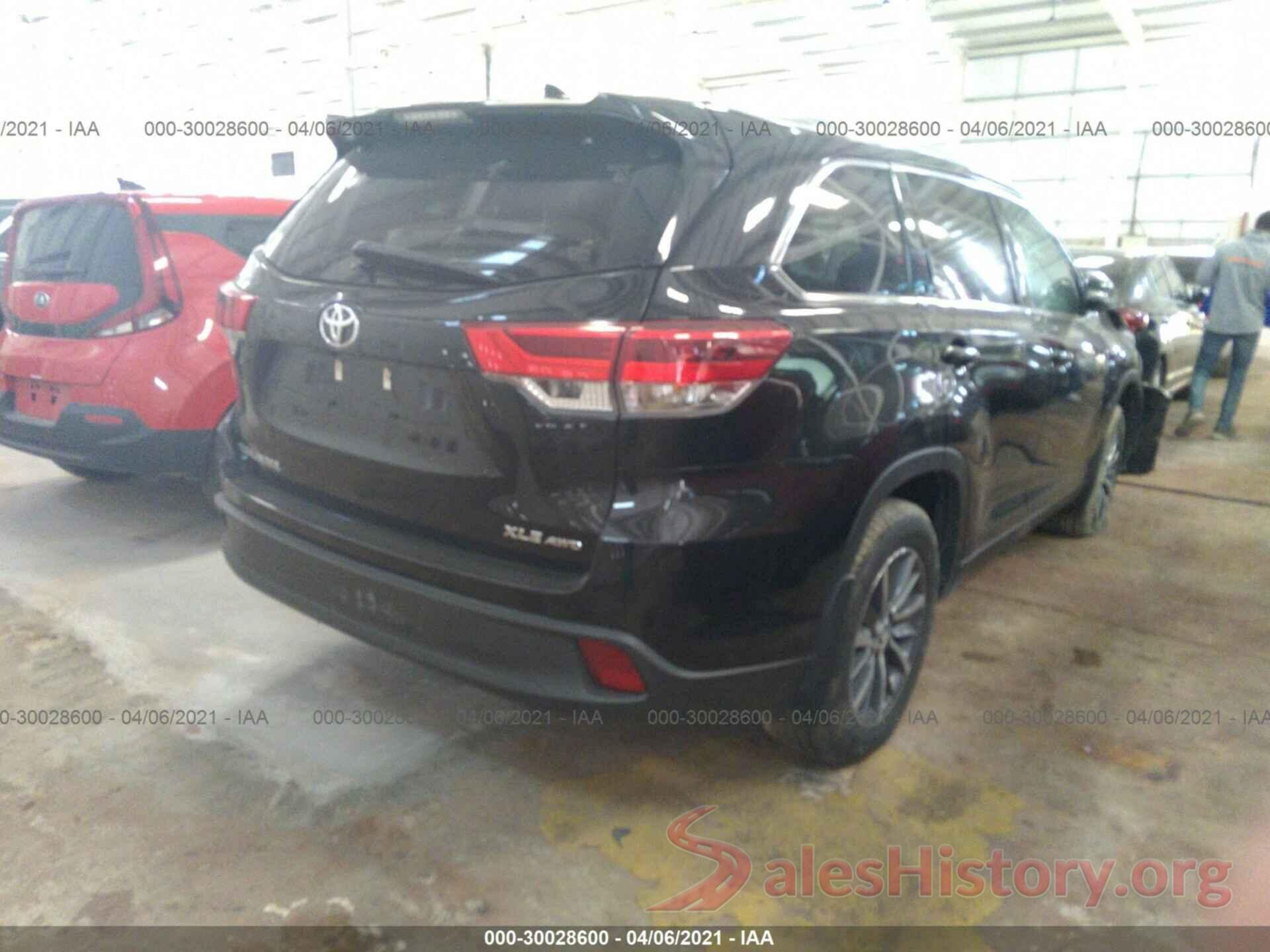 5TDJZRFH2KS582145 2019 TOYOTA HIGHLANDER