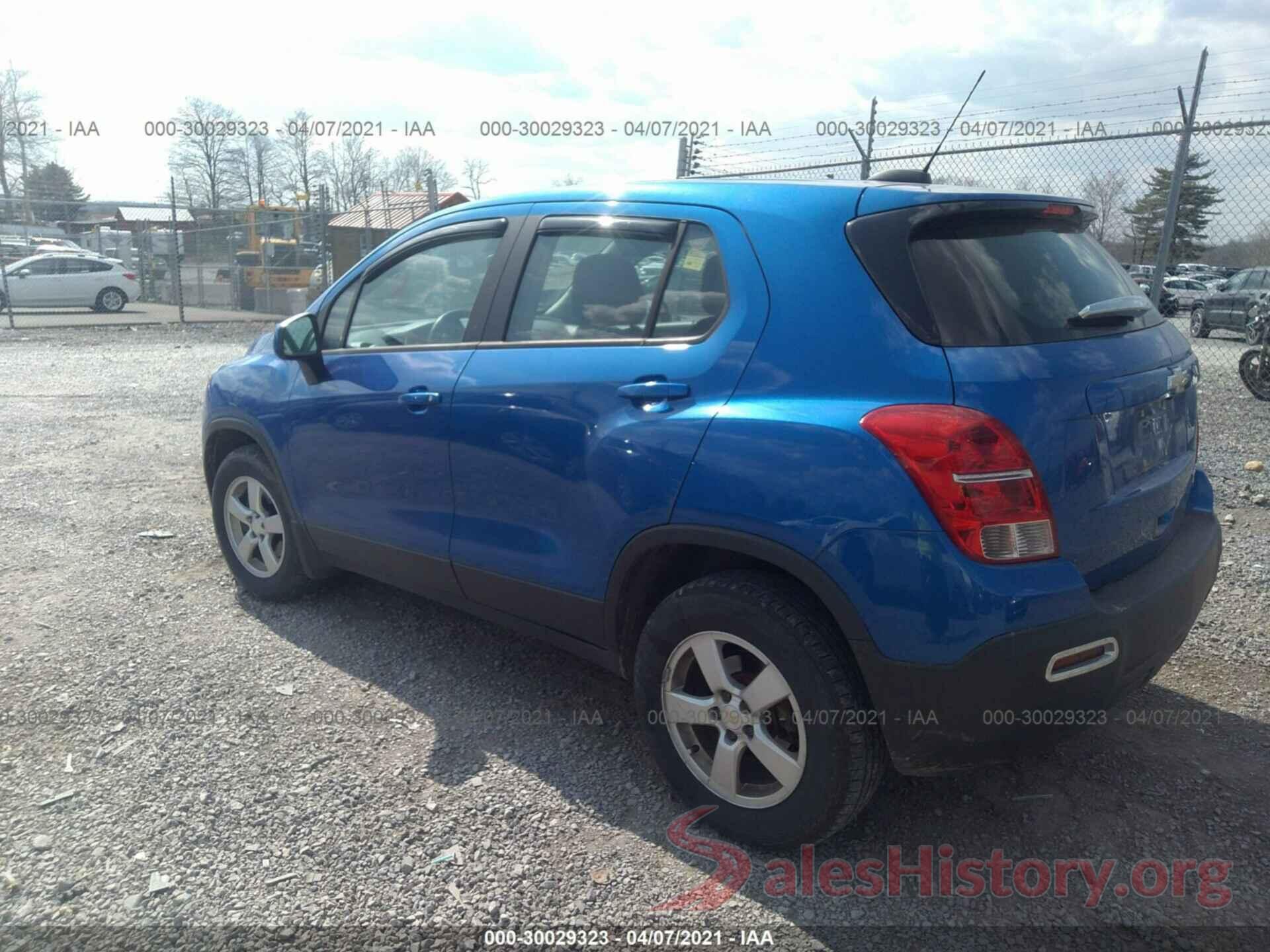 KL7CJNSB8GB563864 2016 CHEVROLET TRAX