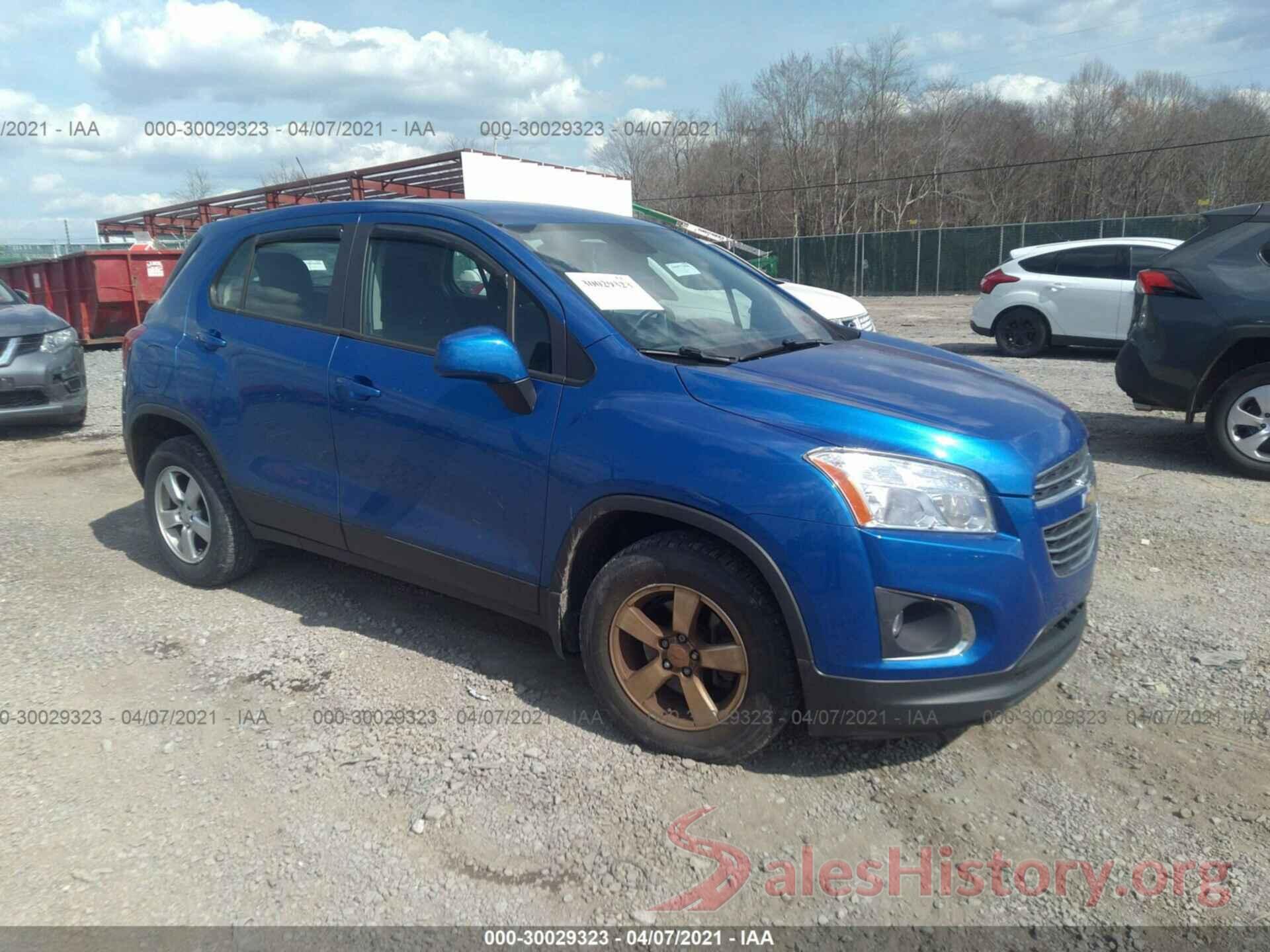 KL7CJNSB8GB563864 2016 CHEVROLET TRAX