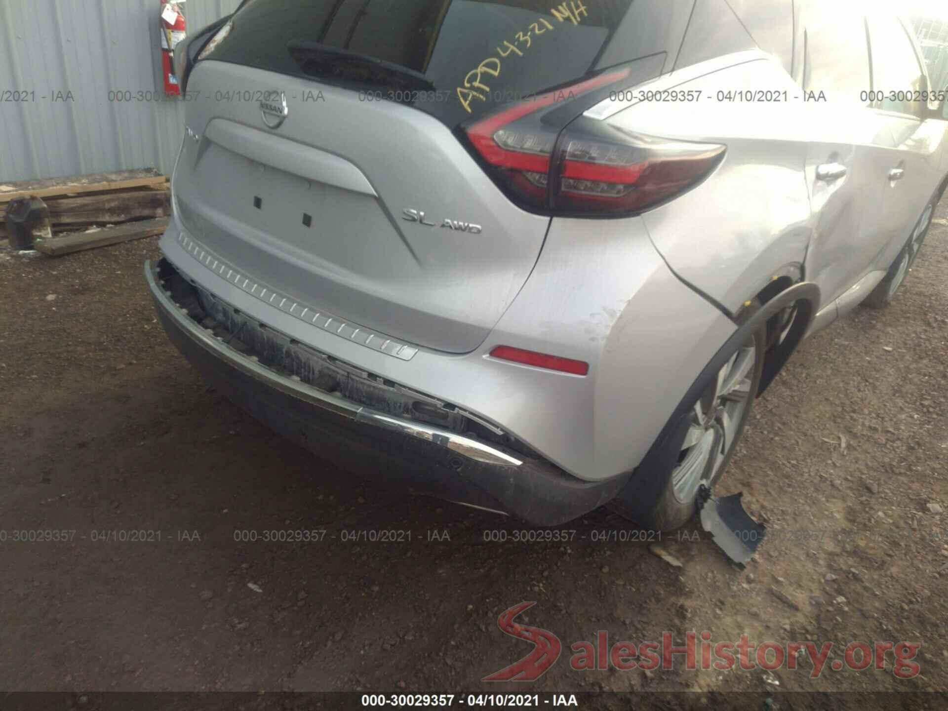 5N1AZ2MS9KN163216 2019 NISSAN MURANO