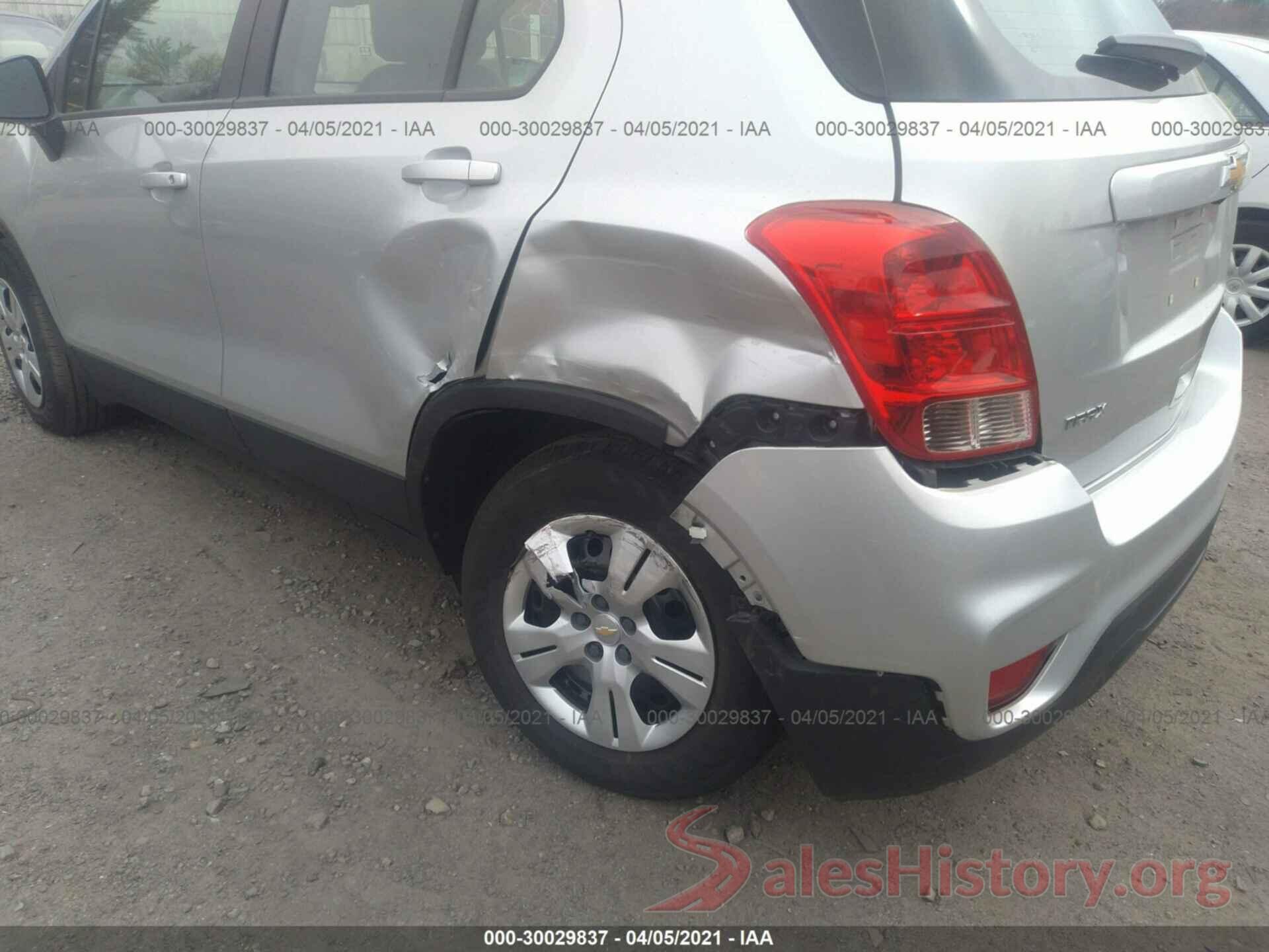 KL7CJKSB8HB253455 2017 CHEVROLET TRAX