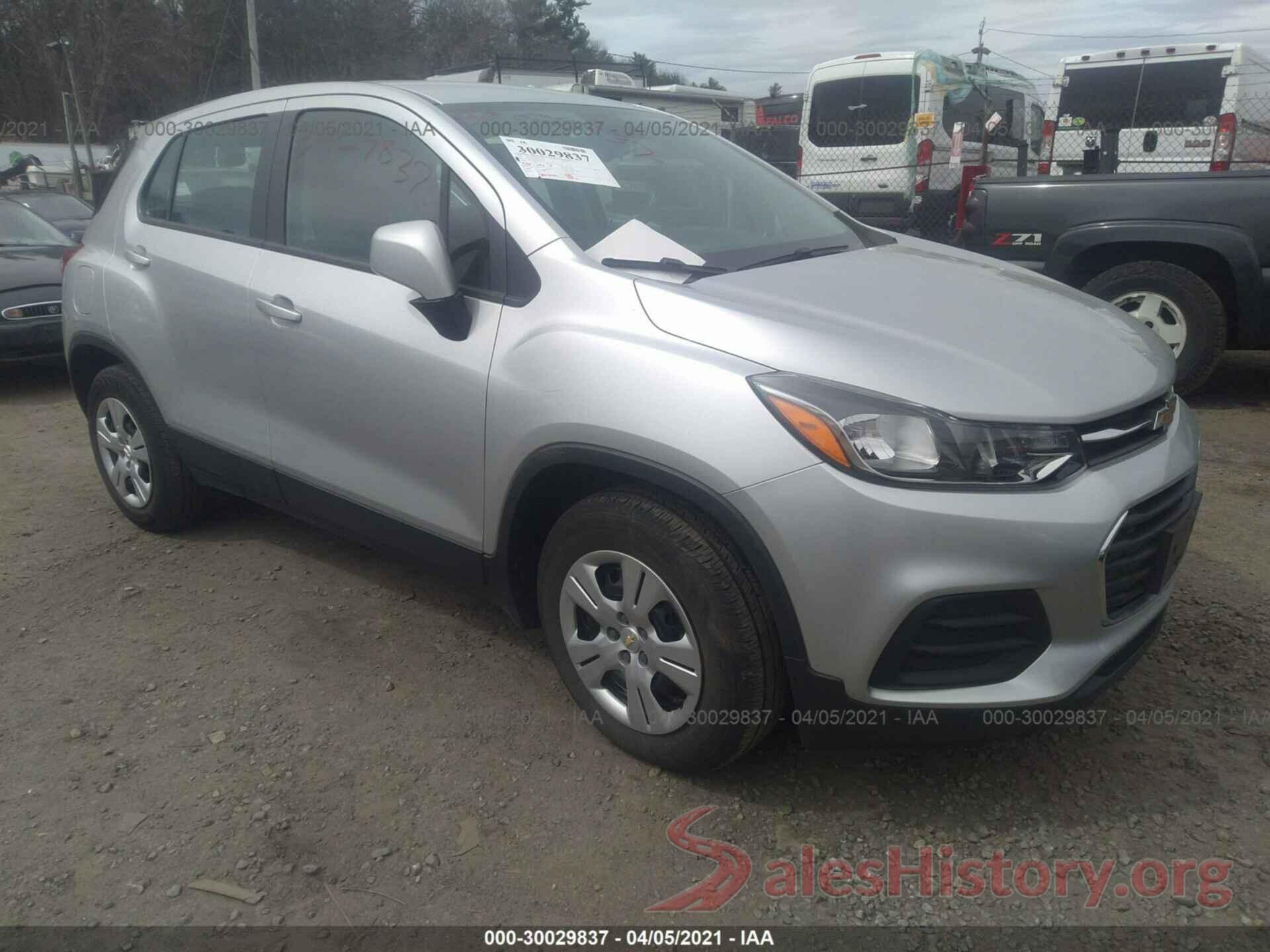 KL7CJKSB8HB253455 2017 CHEVROLET TRAX