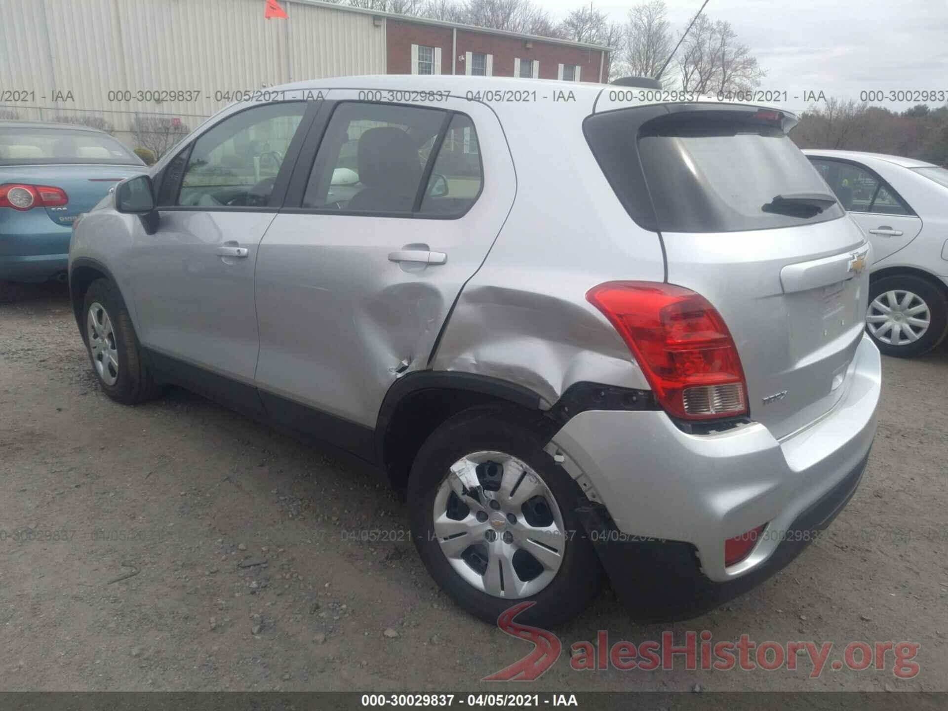 KL7CJKSB8HB253455 2017 CHEVROLET TRAX