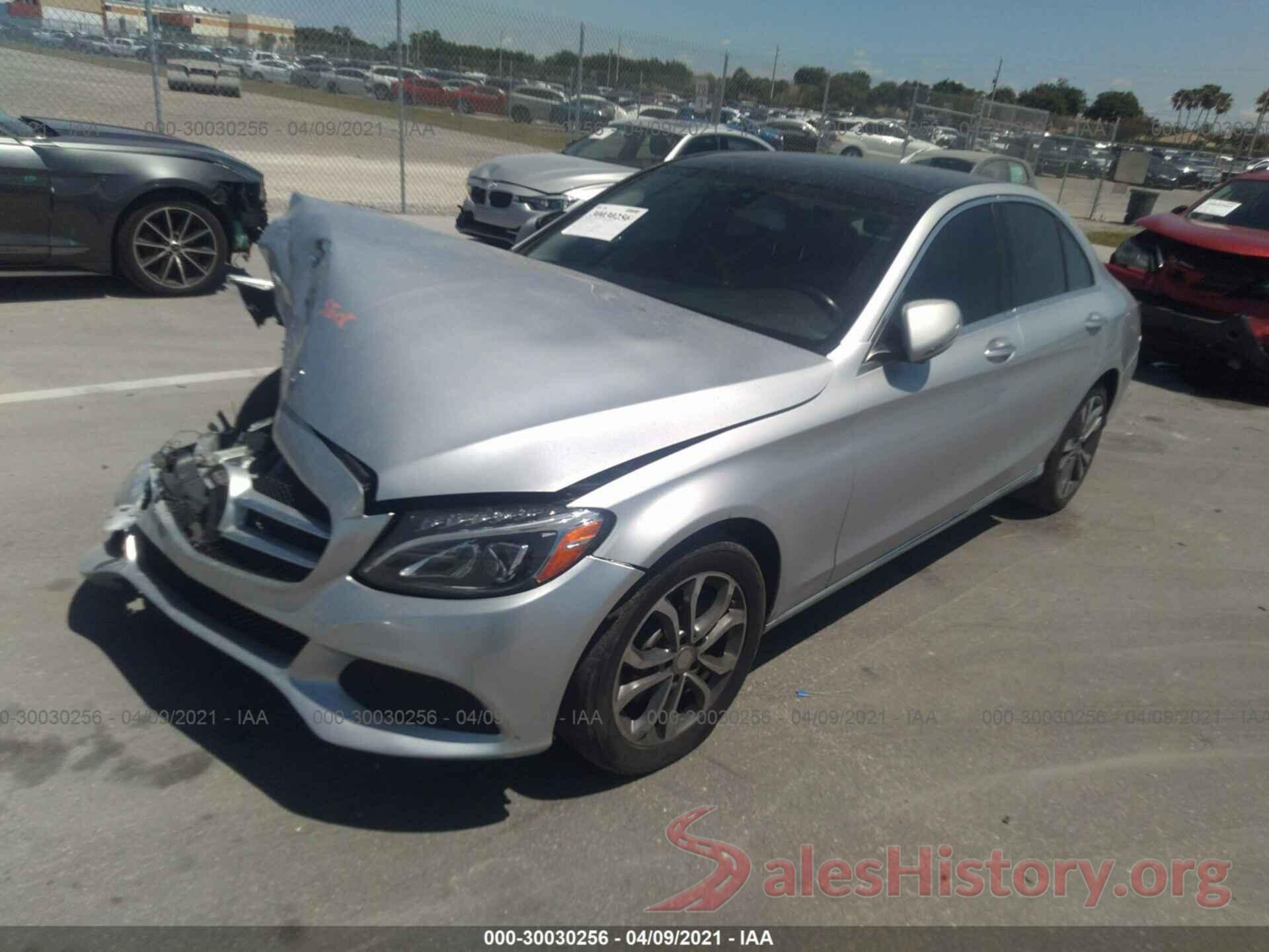 55SWF4KB1HU183368 2017 MERCEDES-BENZ C-CLASS