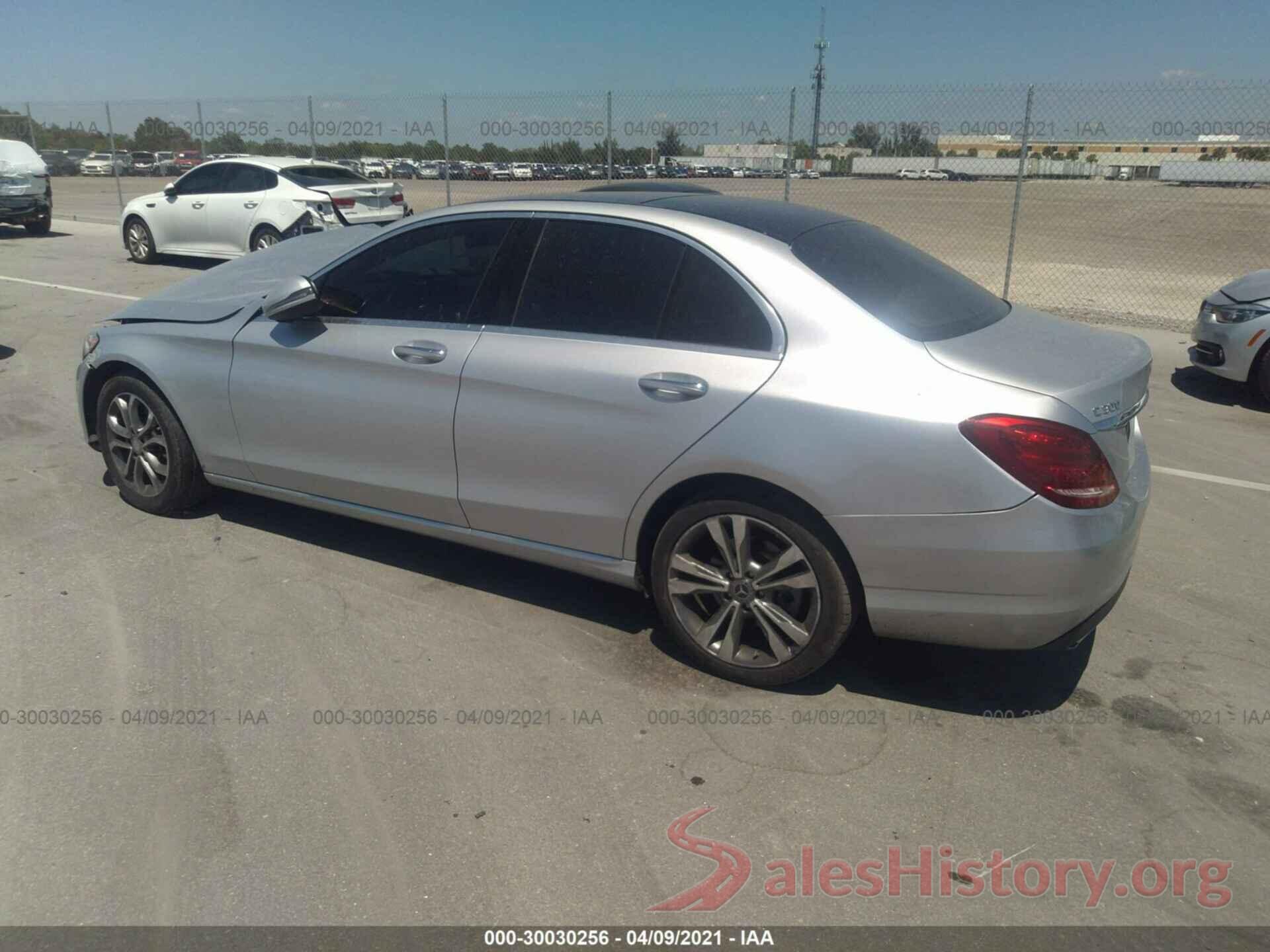 55SWF4KB1HU183368 2017 MERCEDES-BENZ C-CLASS