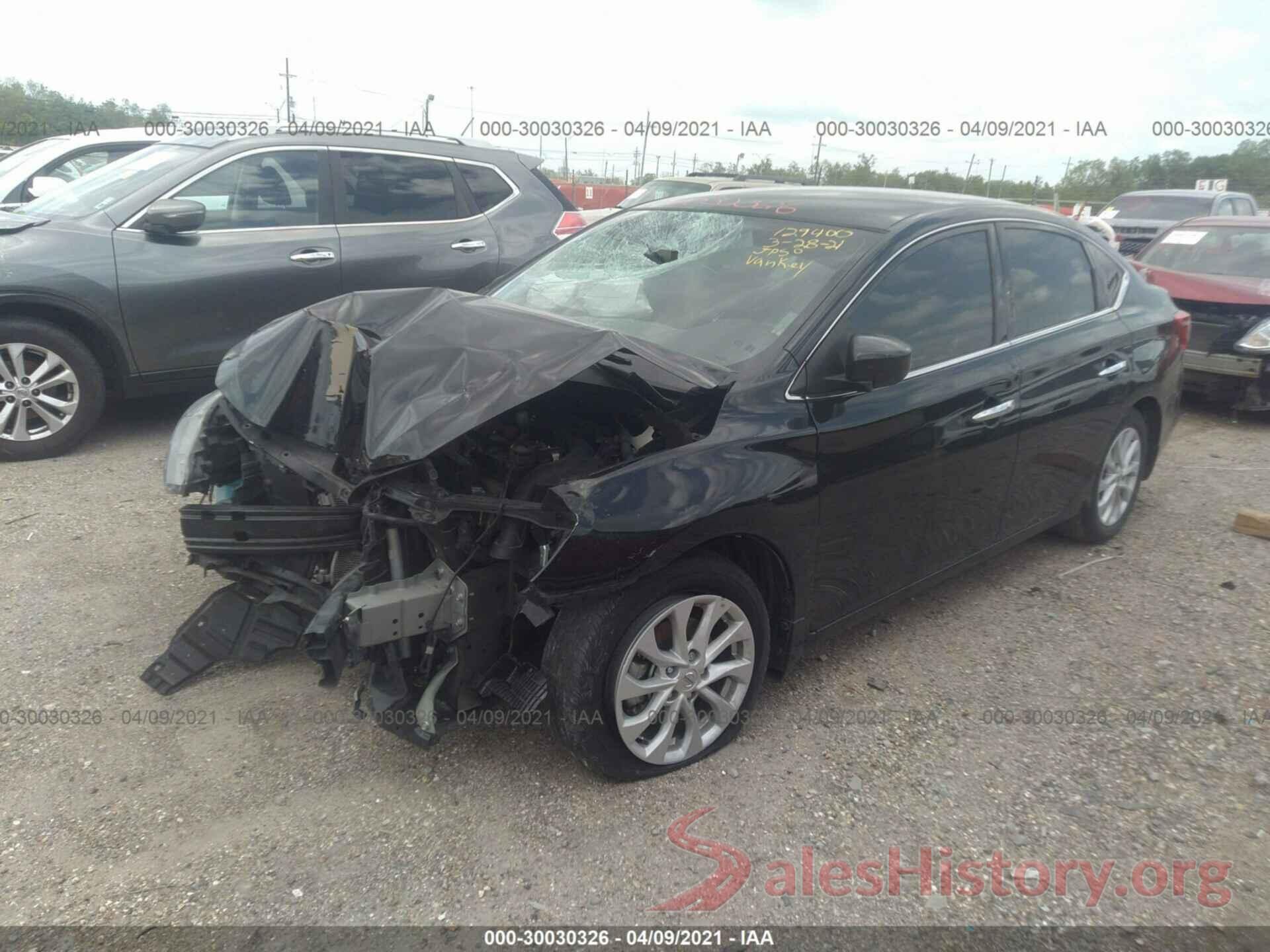 3N1AB7APXKY329500 2019 NISSAN SENTRA