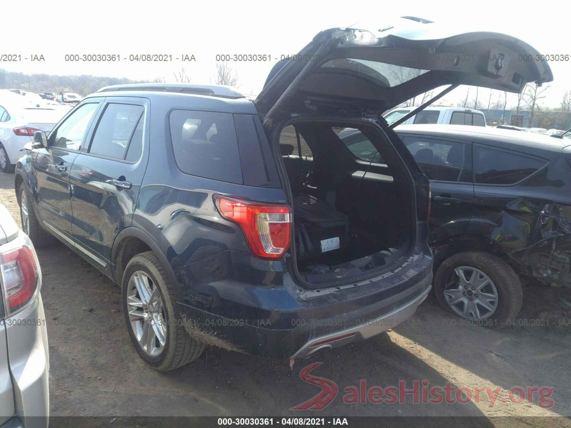 1FM5K8D88HGE21543 2017 FORD EXPLORER