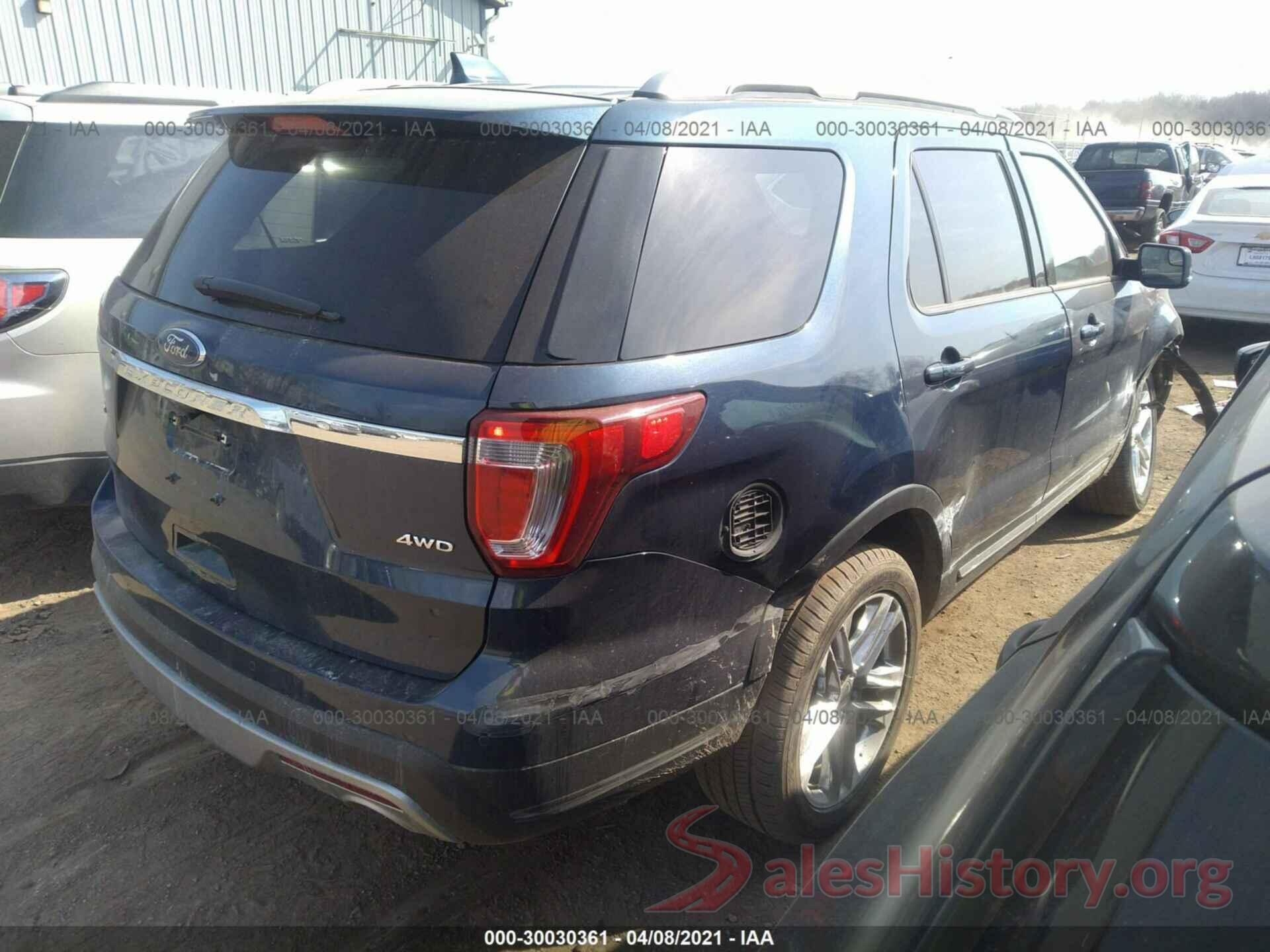 1FM5K8D88HGE21543 2017 FORD EXPLORER