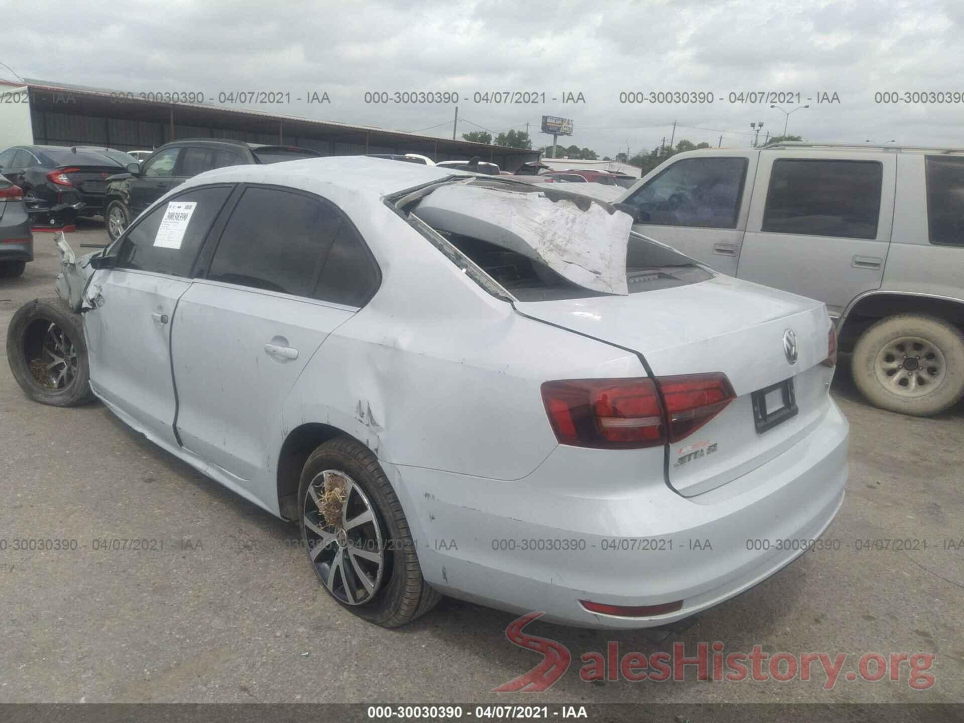 3VWDB7AJ9HM243212 2017 VOLKSWAGEN JETTA