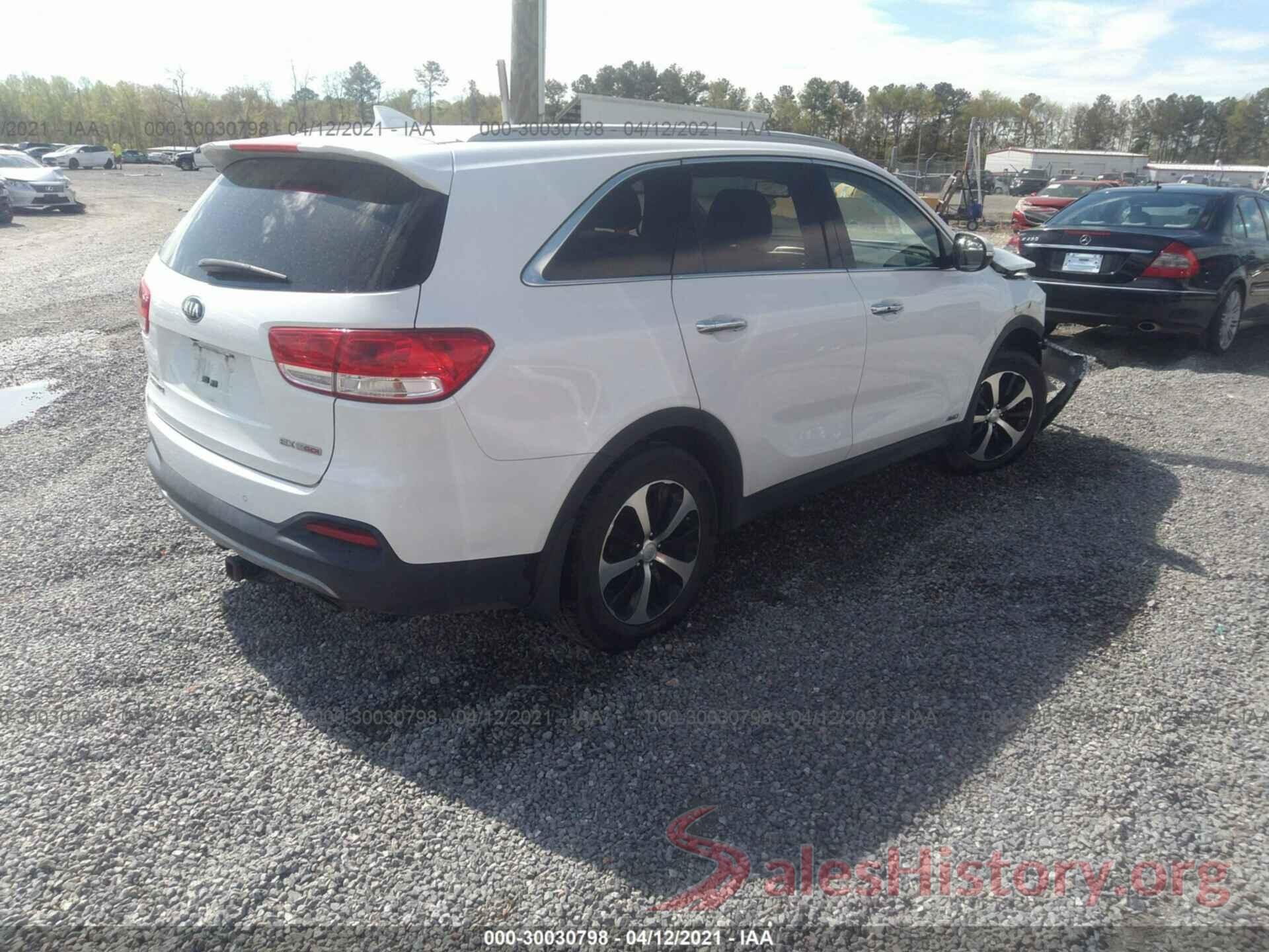 5XYPHDA17GG047990 2016 KIA SORENTO