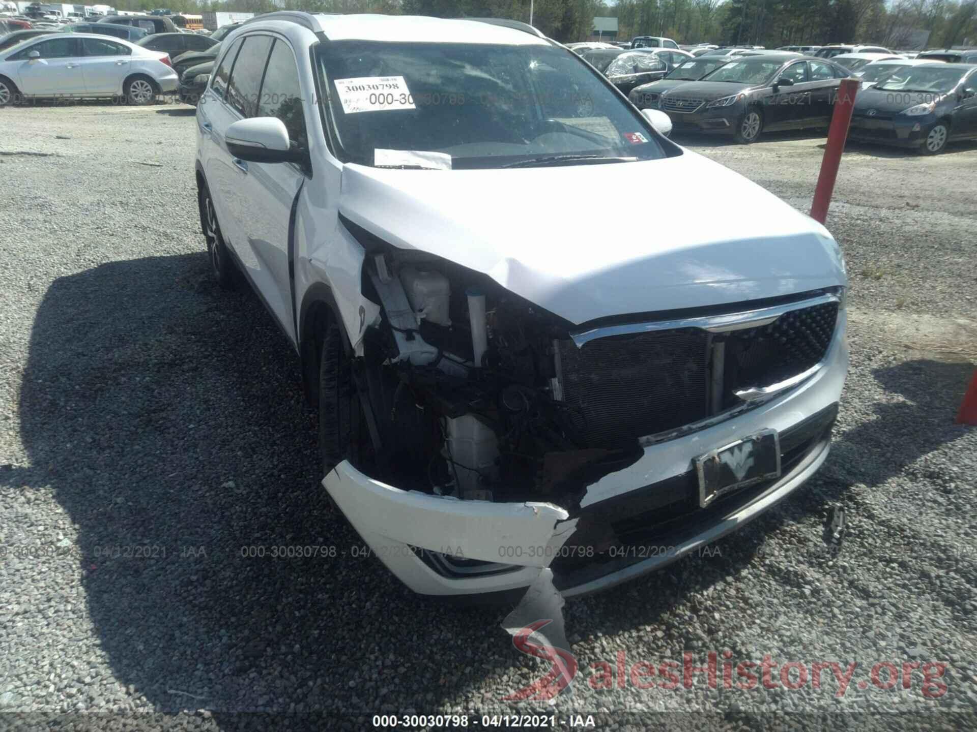 5XYPHDA17GG047990 2016 KIA SORENTO