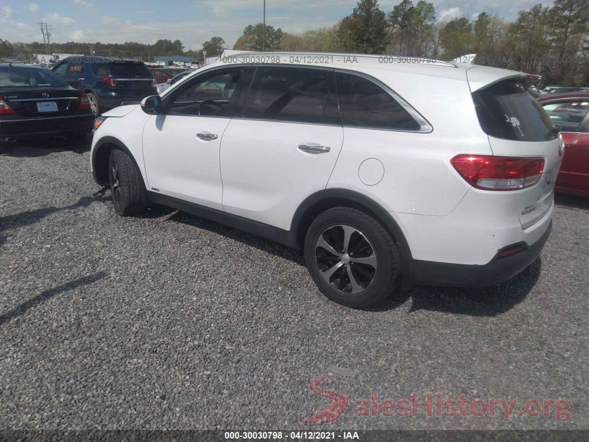 5XYPHDA17GG047990 2016 KIA SORENTO