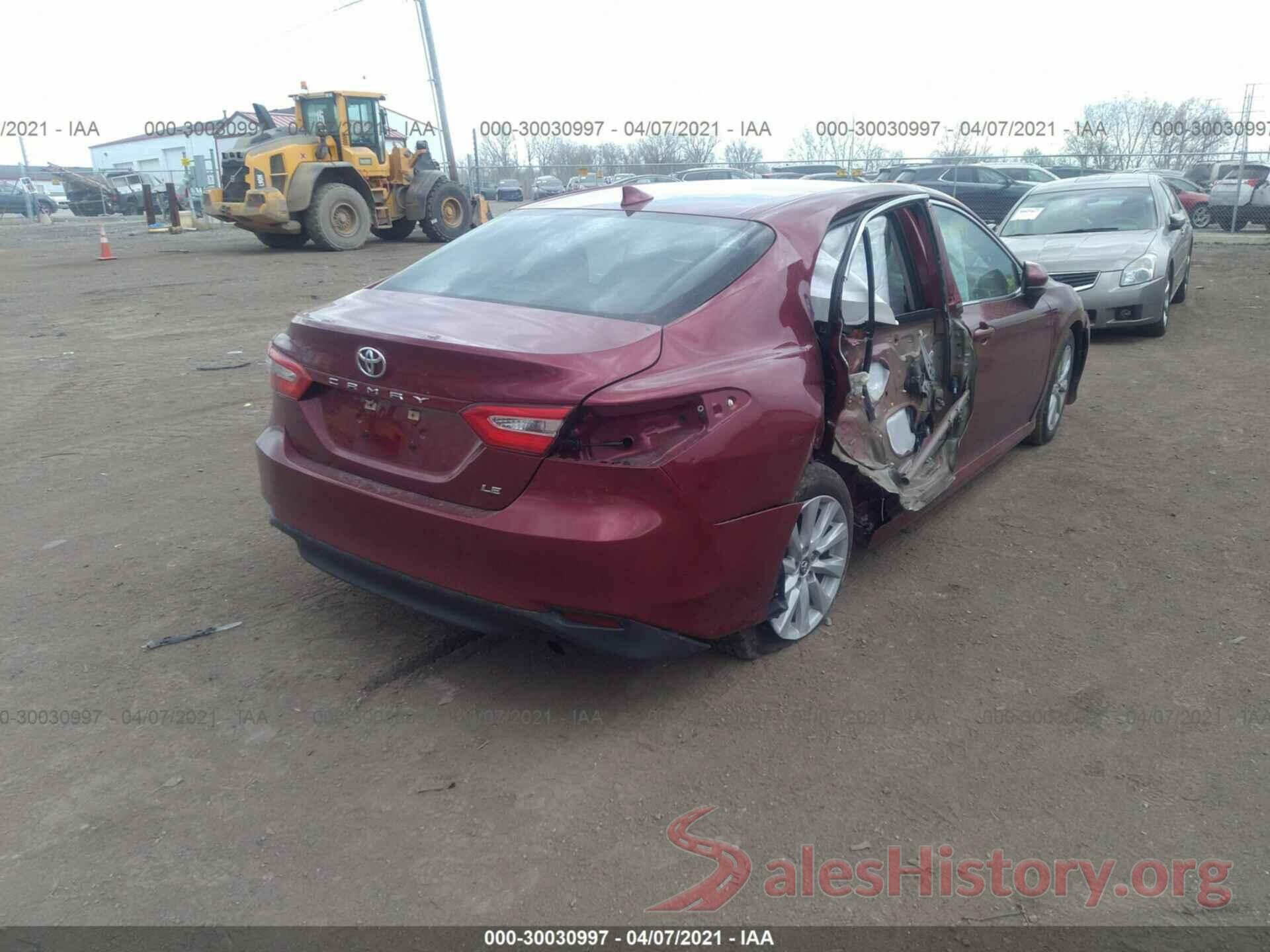 4T1B11HK8KU719800 2019 TOYOTA CAMRY