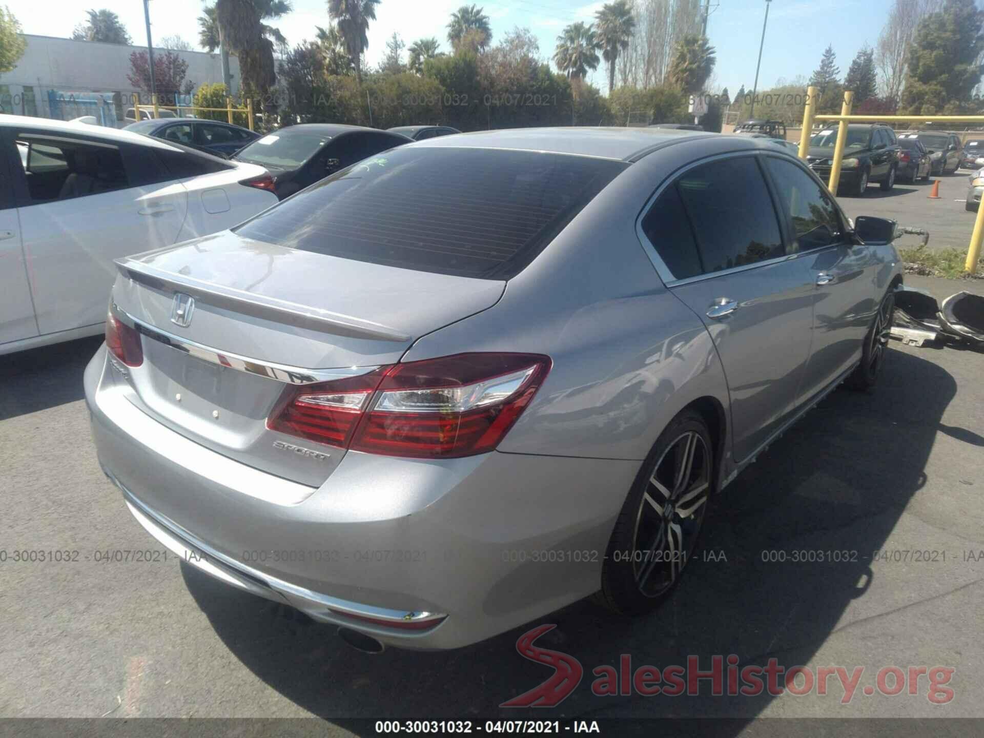 1HGCR2F50HA209117 2017 HONDA ACCORD SEDAN