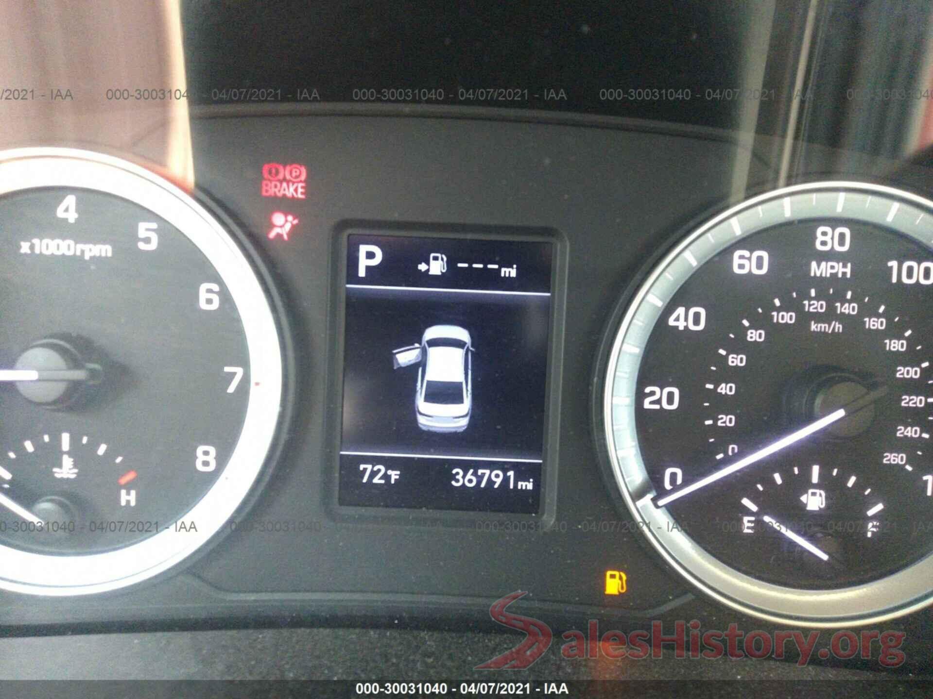 5NPE24AF6KH800575 2019 HYUNDAI SONATA